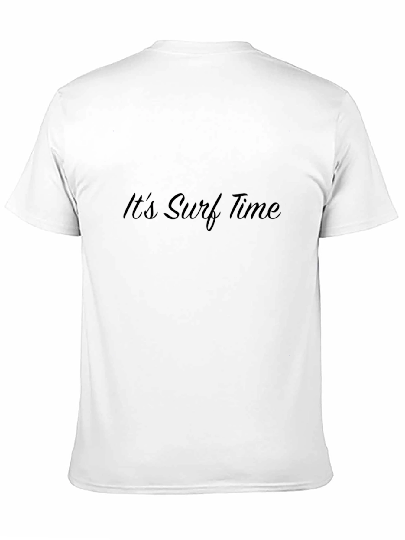 Its Surf Time Black T-Shirt
