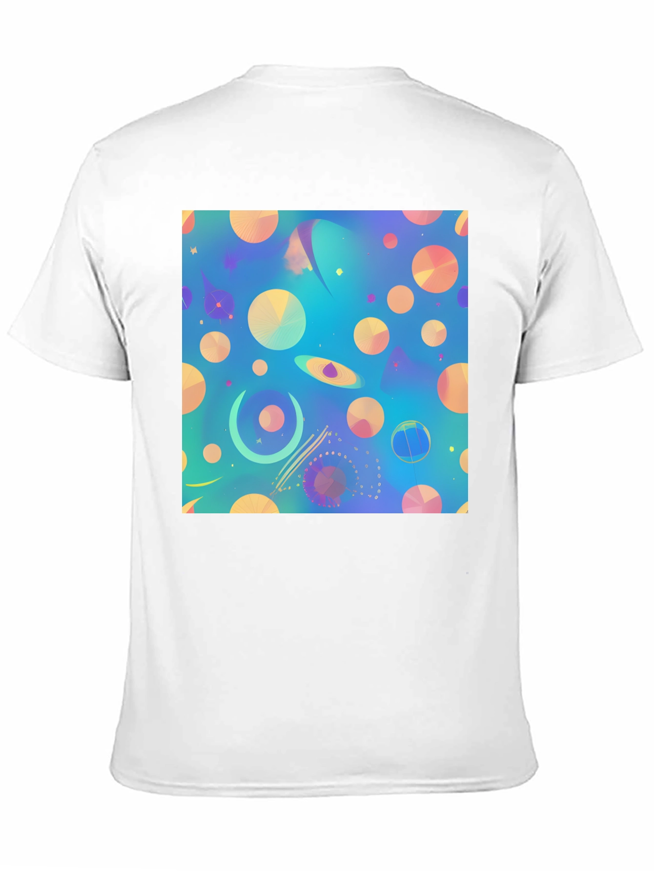 Abstract Universe Print T-Shirt