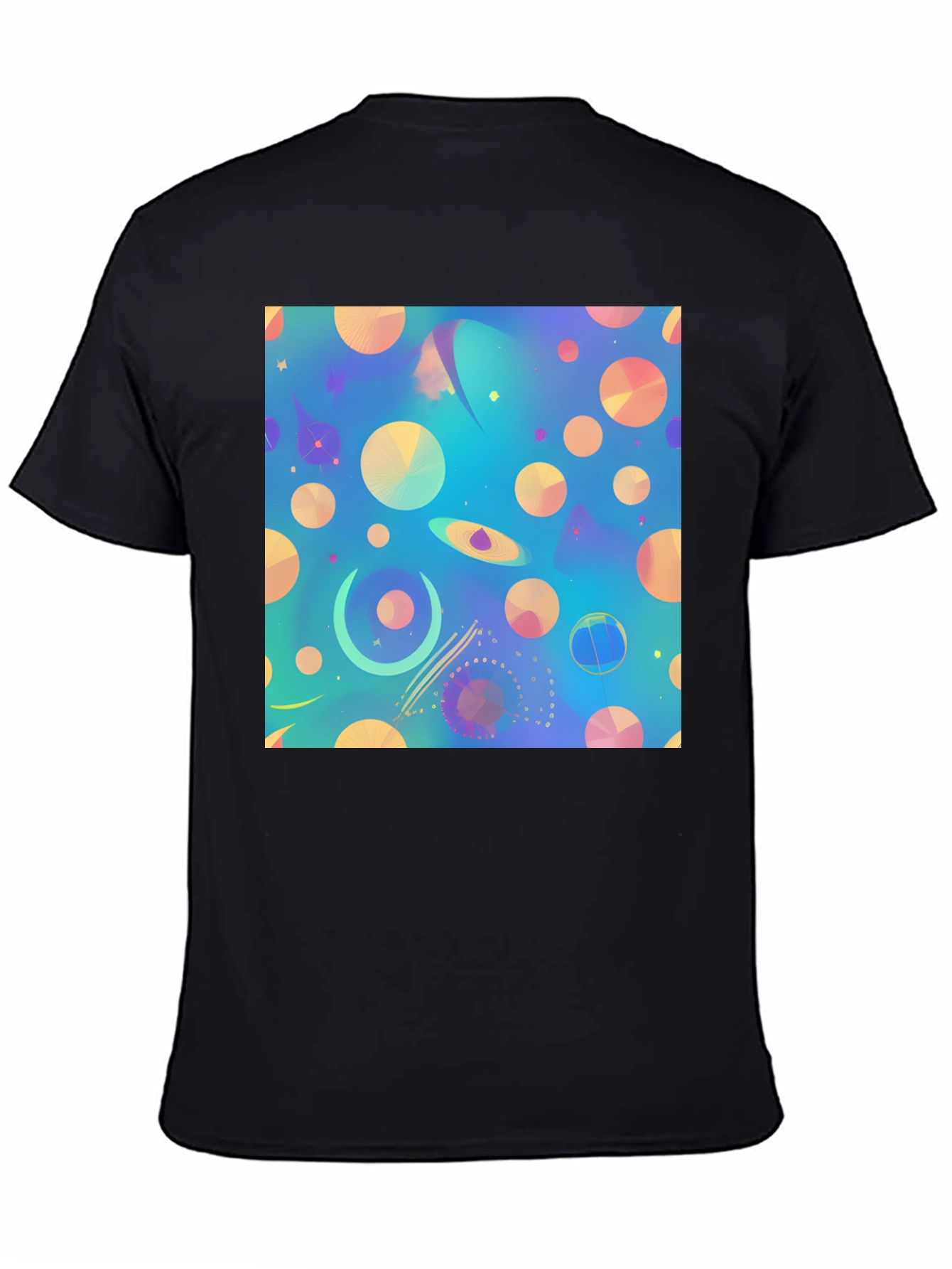 Abstract Universe Print T-Shirt