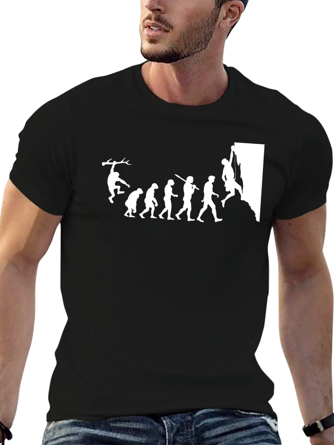 Evolution of Climbing Graphic T-Shirt