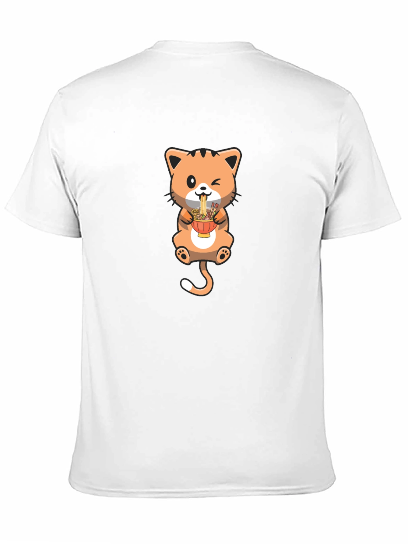 Cute Cat Ramen T-Shirt - Unique Design