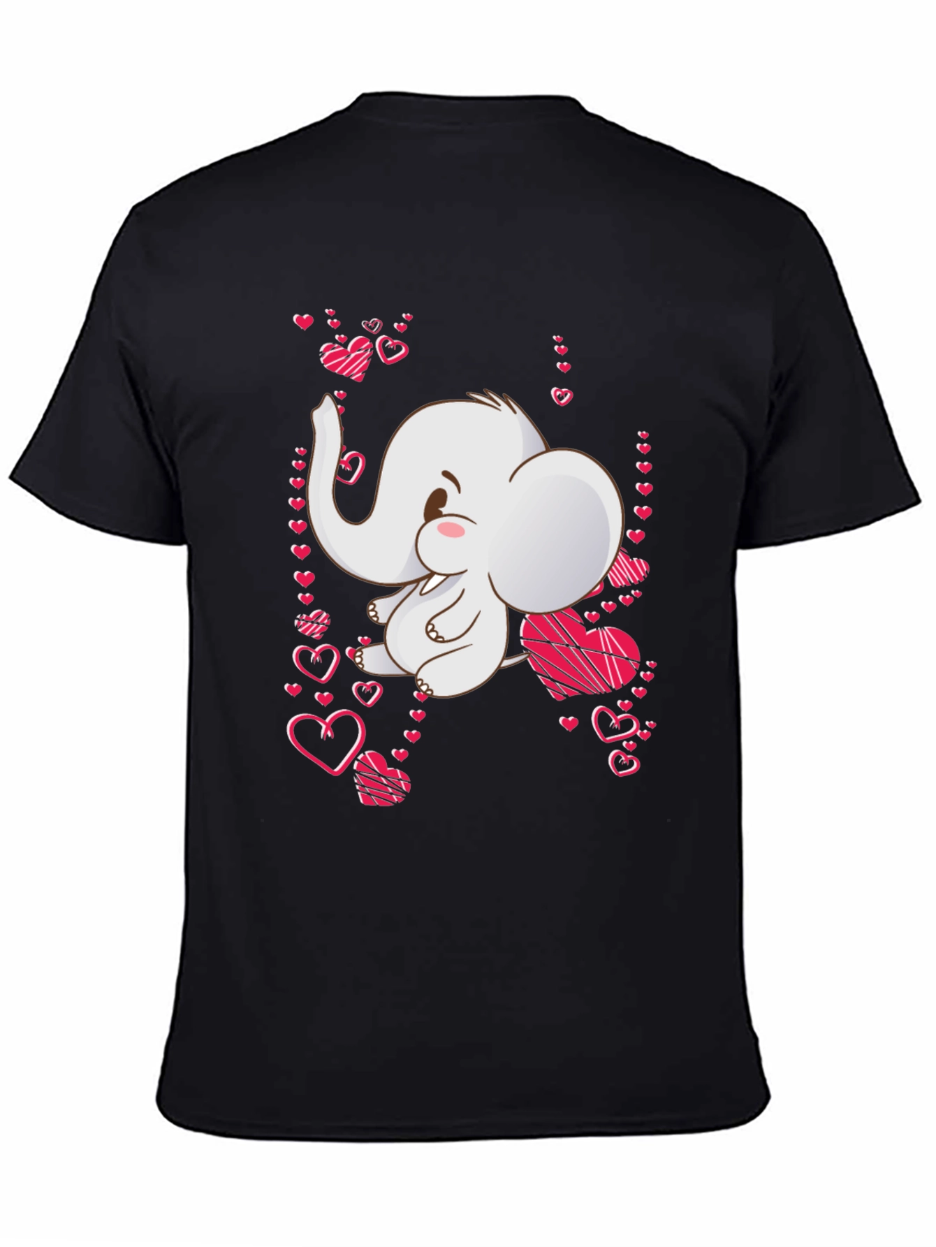 Elephant Heart T-Shirt: Cute Valentines Day Tee