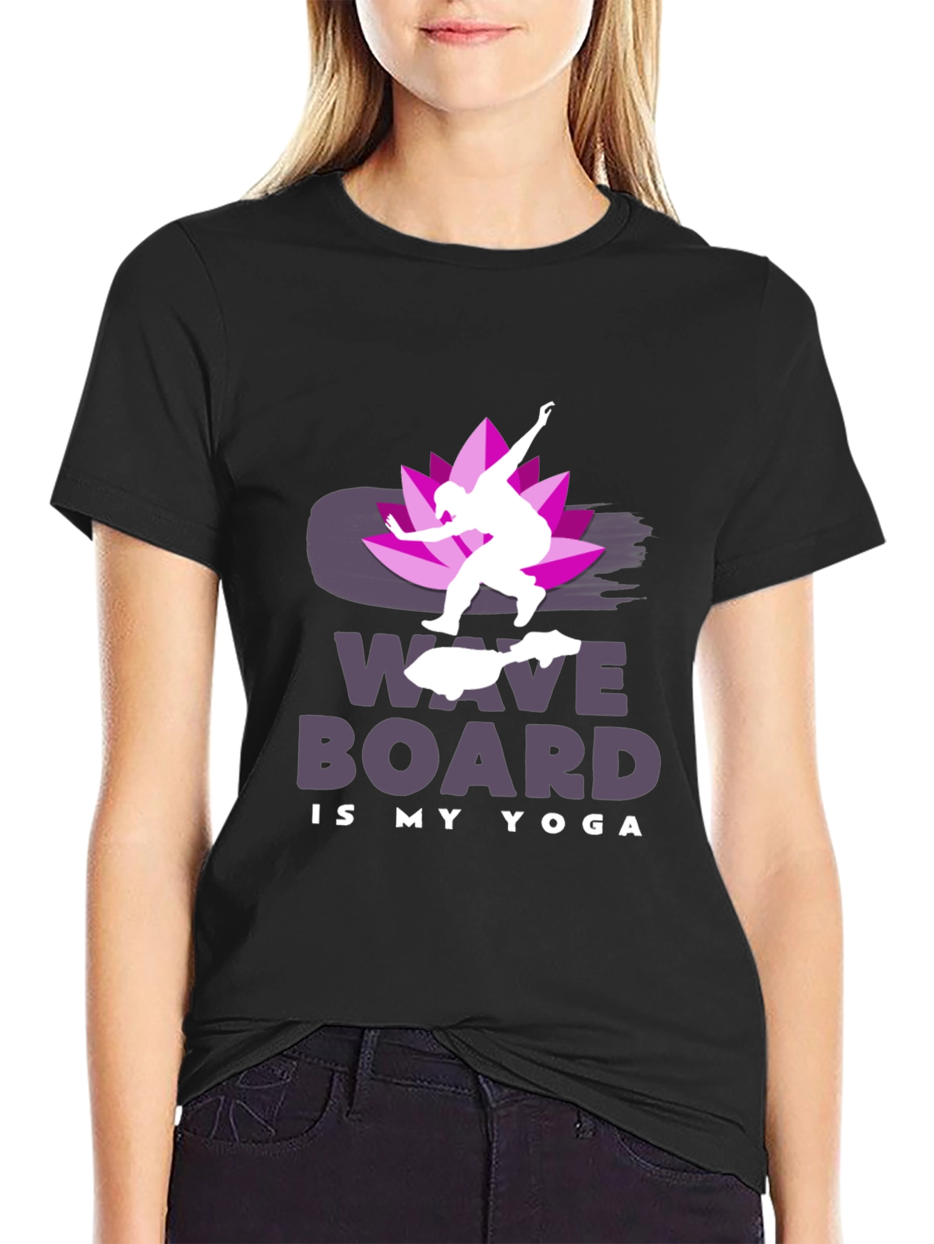 Wave Board is My Yoga T-Shirt