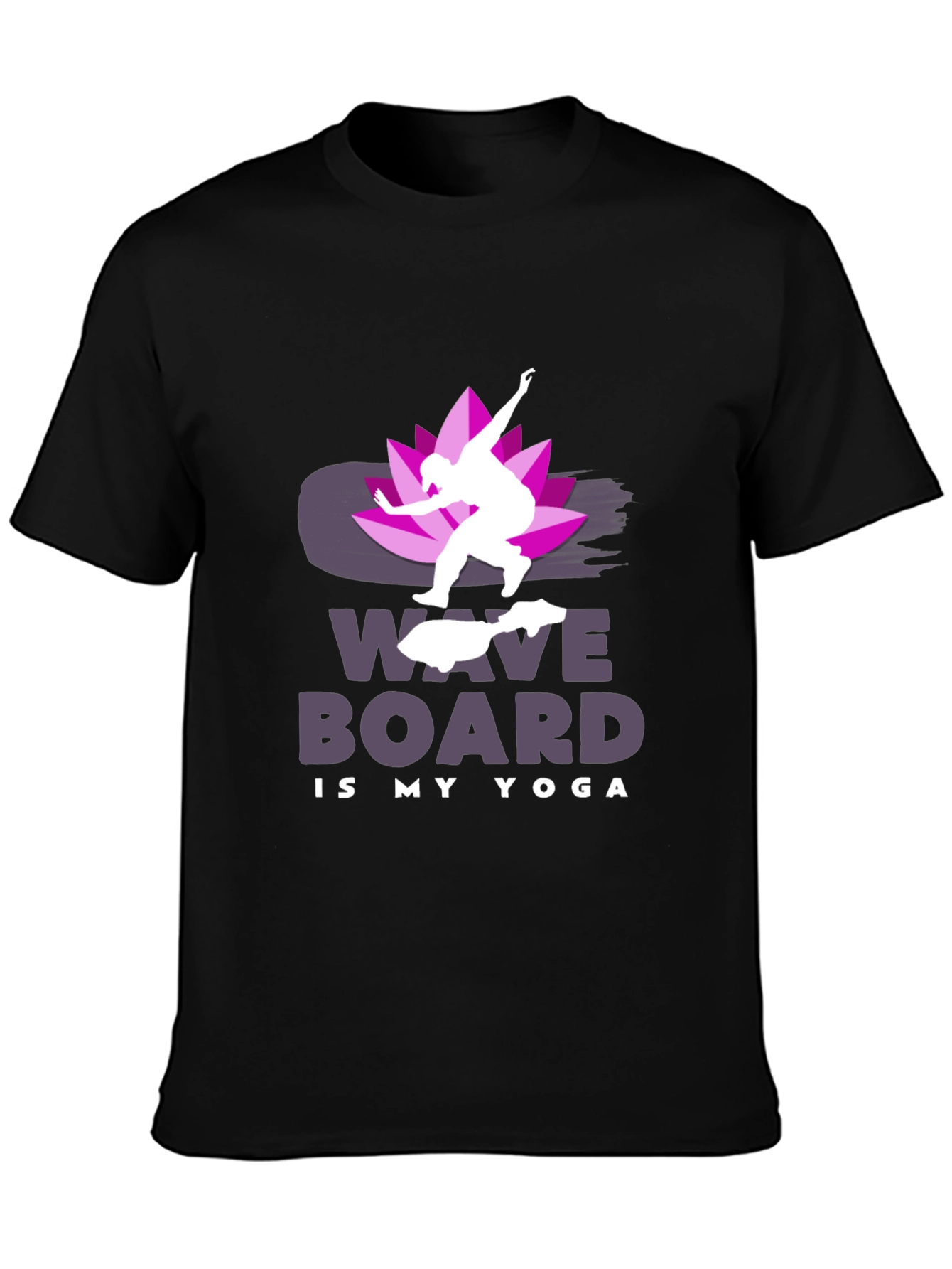 Wave Board is My Yoga T-Shirt