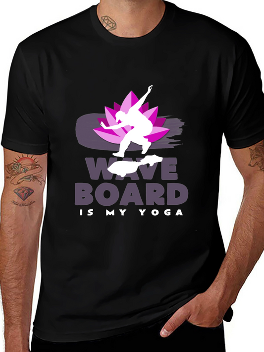 Wave Board is My Yoga T-Shirt