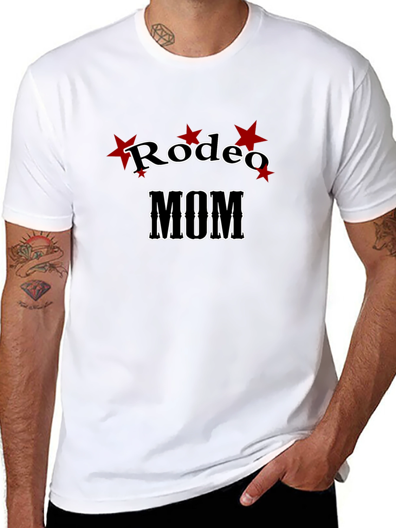 Rodeo Mom Graphic T-Shirt - Stylish Comfort