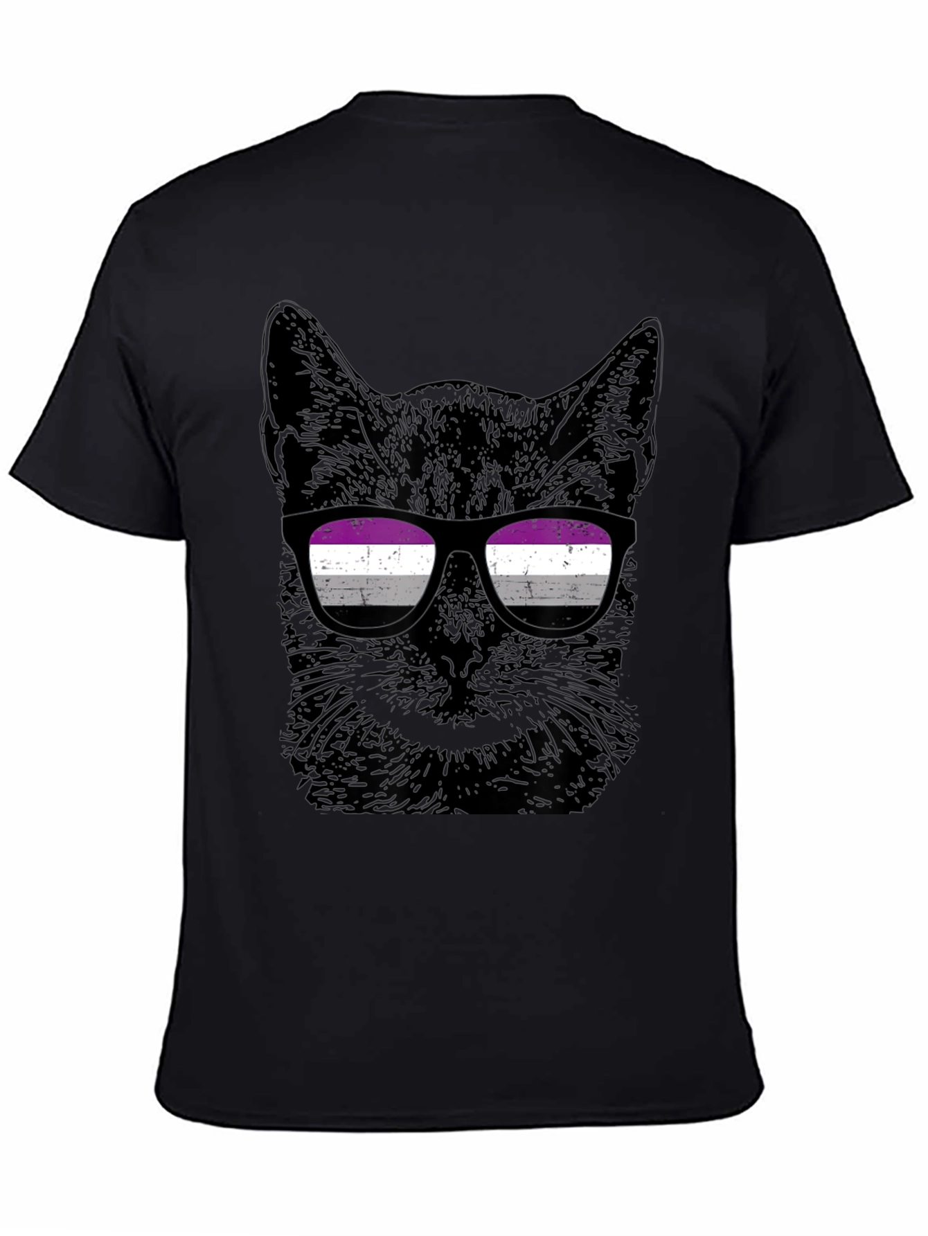 Asexual Pride Cat T-Shirt