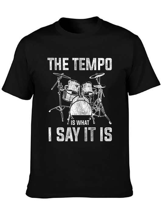 Tempo Drummer Graphic T-Shirt