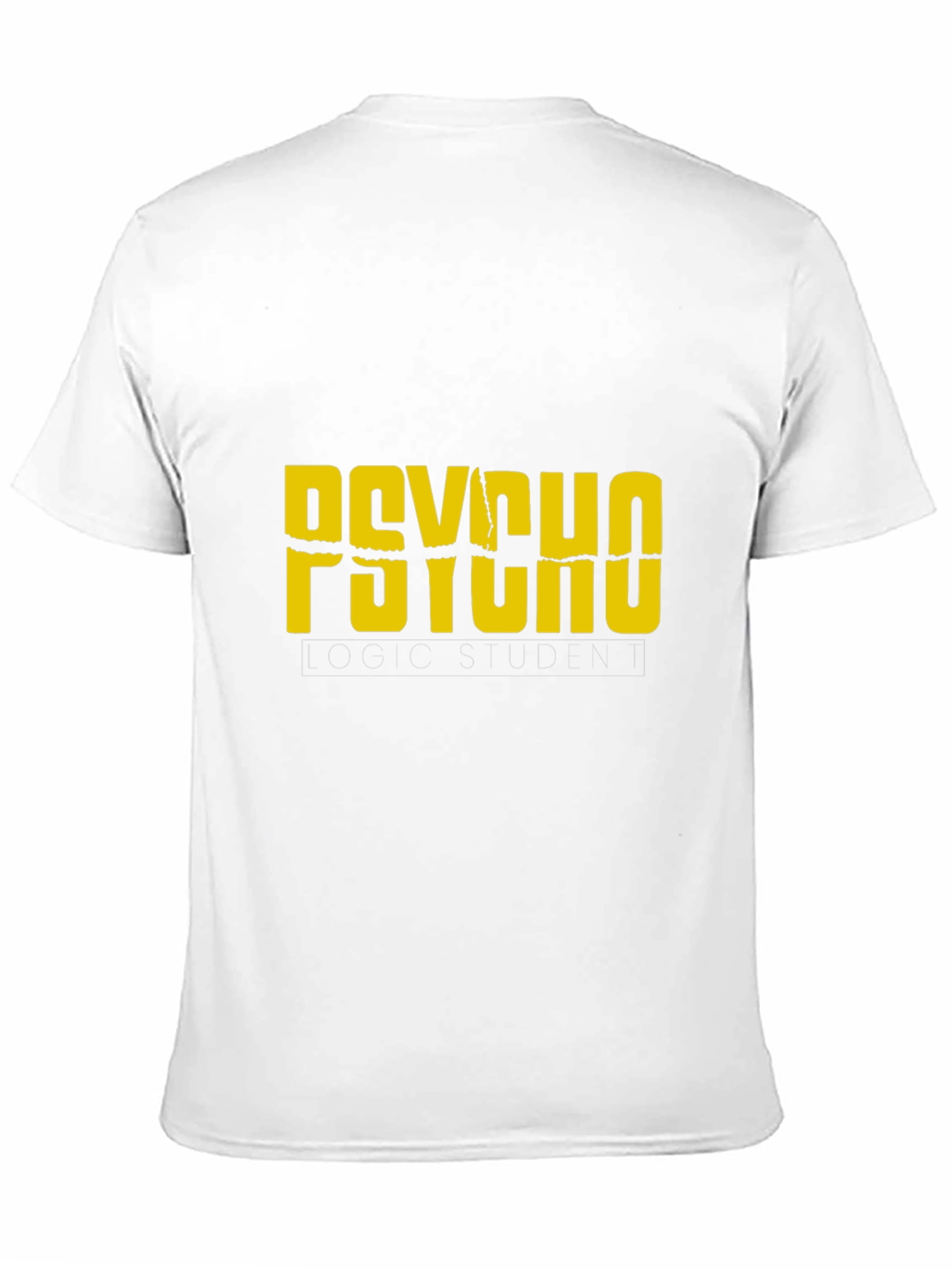 Psycho Logic Student Black Graphic T-Shirt