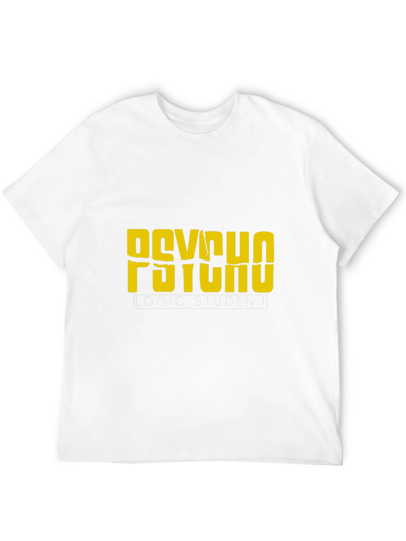 Psycho Logic Student Black Graphic T-Shirt