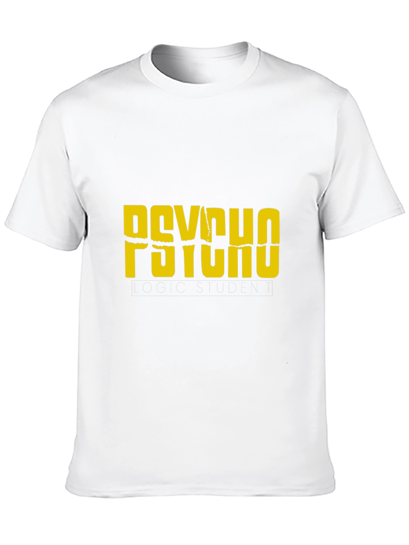 Psycho Logic Student Black Graphic T-Shirt