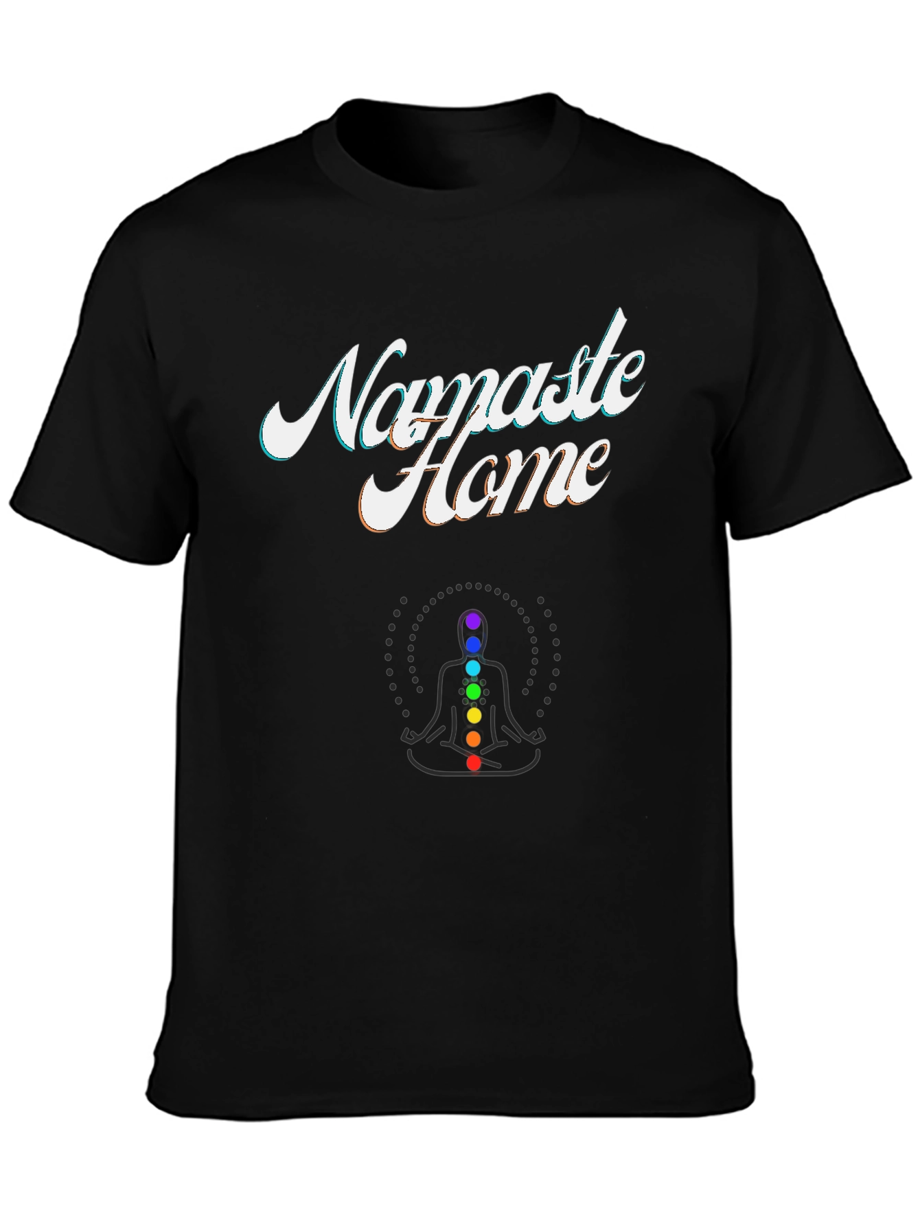 Namaste Home Chakra Yoga T-Shirt