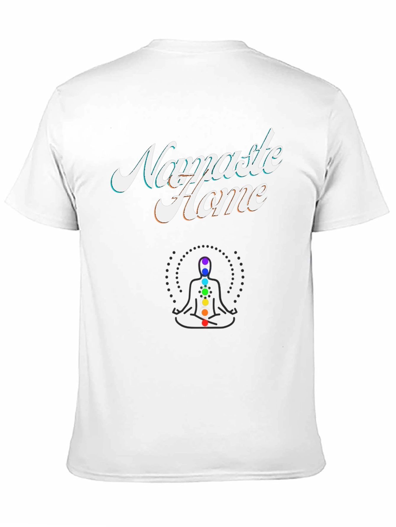 Namaste Home Chakra Yoga T-Shirt