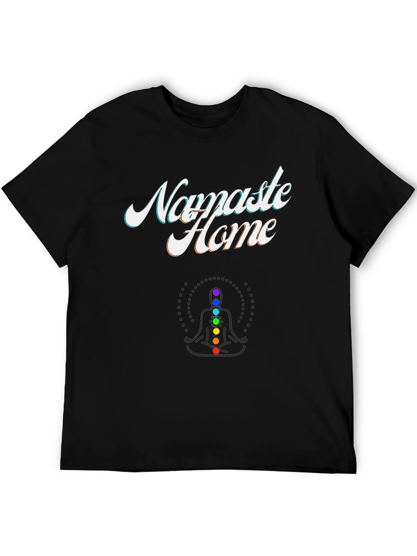 Namaste Home Chakra Yoga T-Shirt