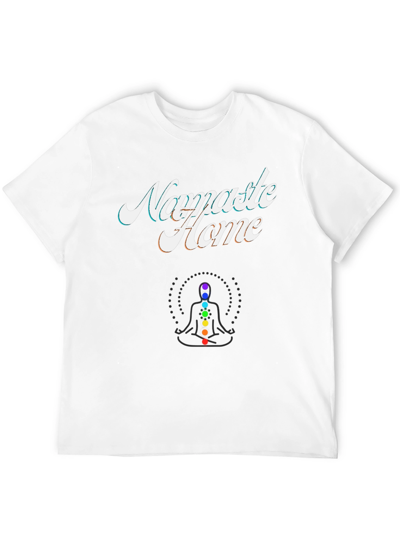 Namaste Home Chakra Yoga T-Shirt