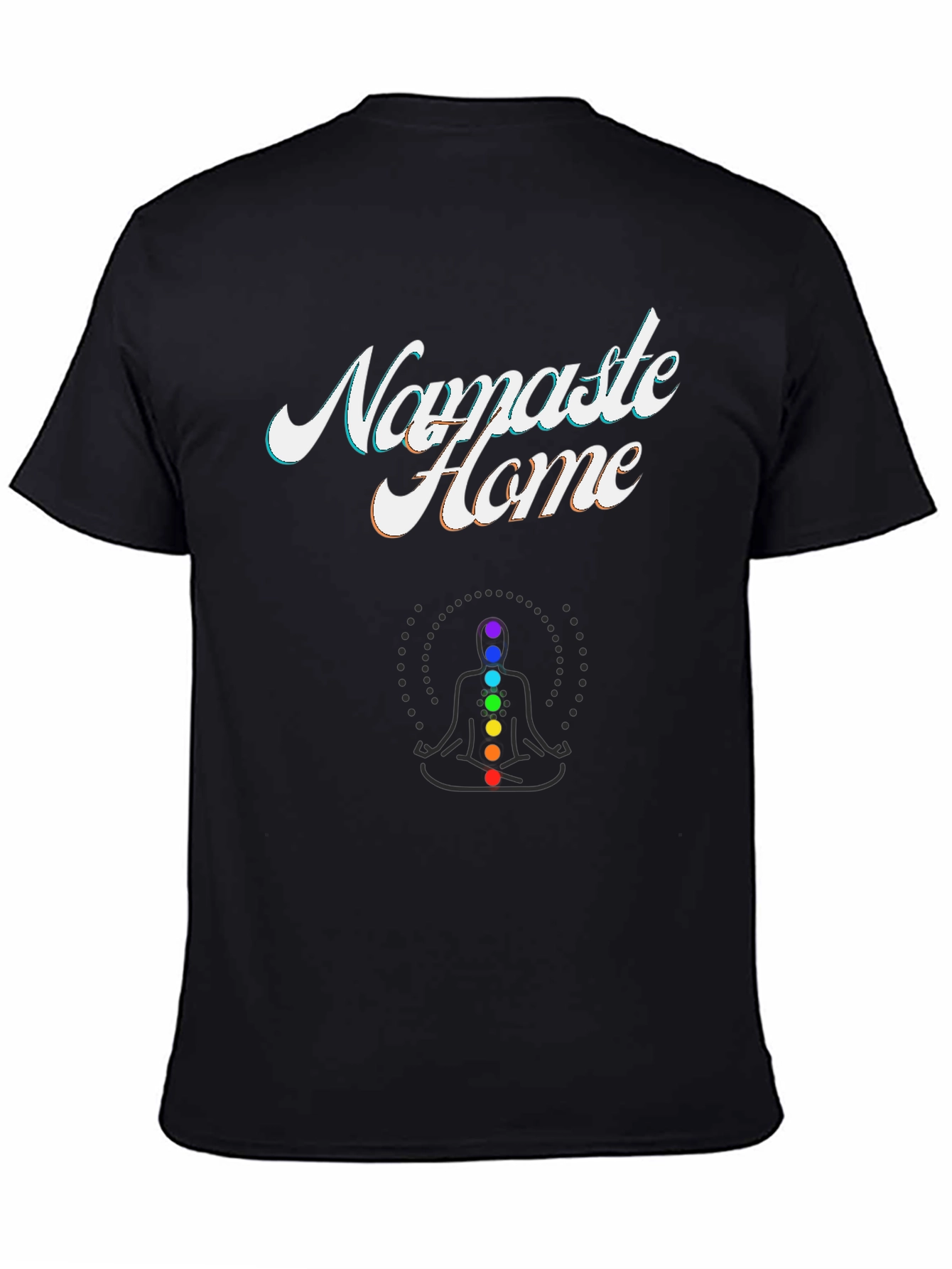 Namaste Home Chakra Yoga T-Shirt