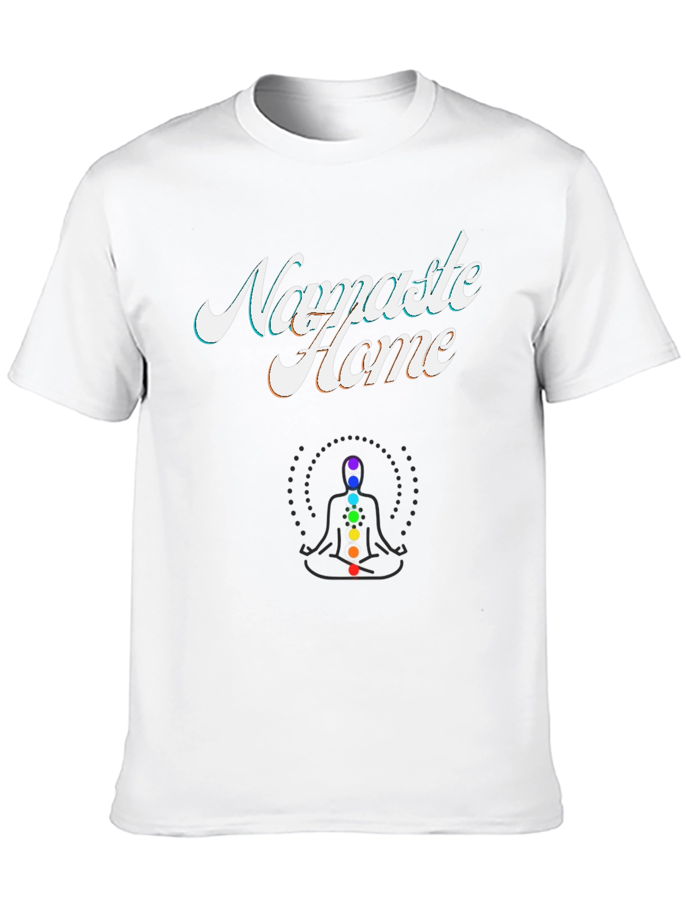 Namaste Home Chakra Yoga T-Shirt