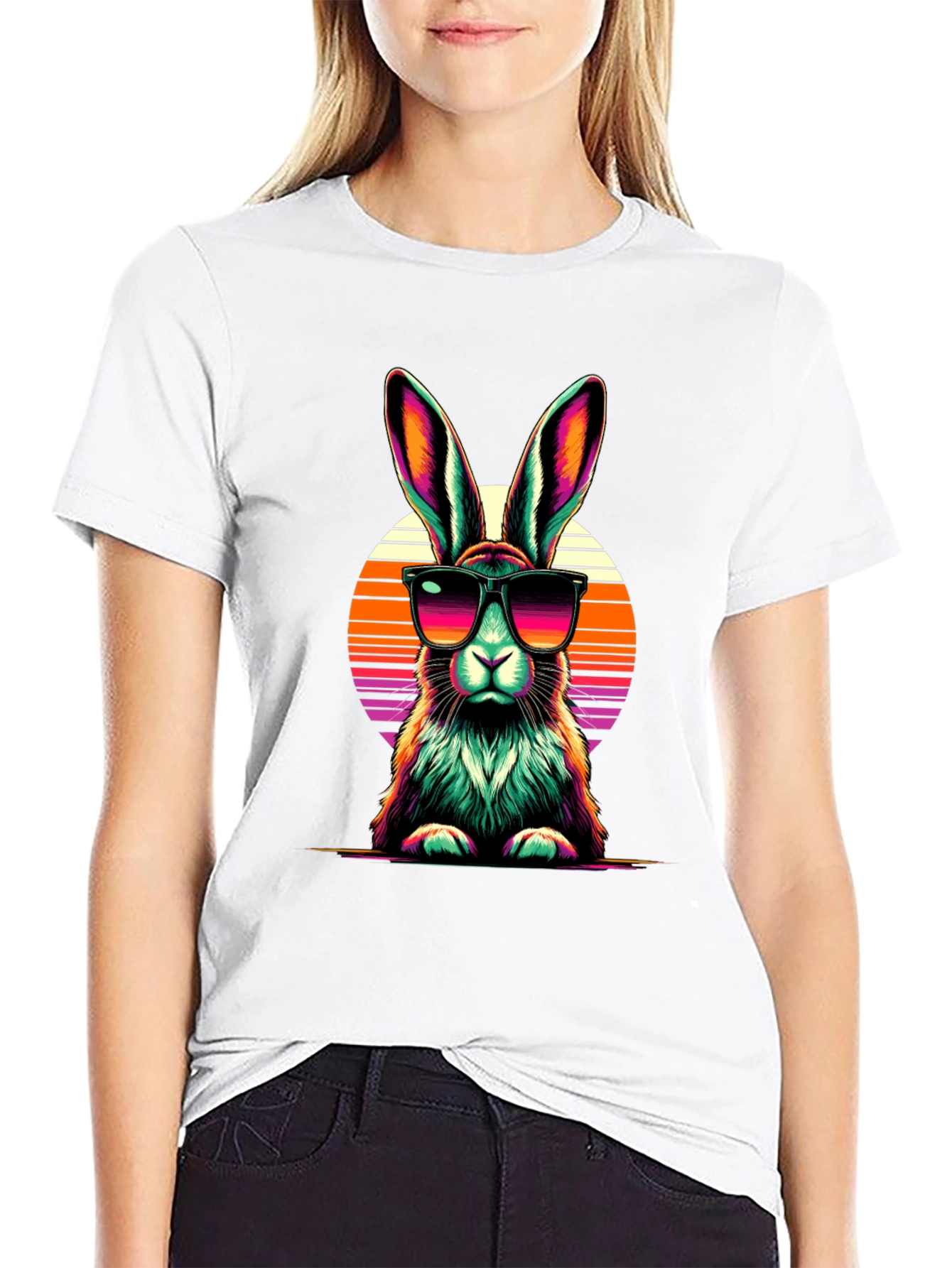 Retro Rabbit Graphic Tee
