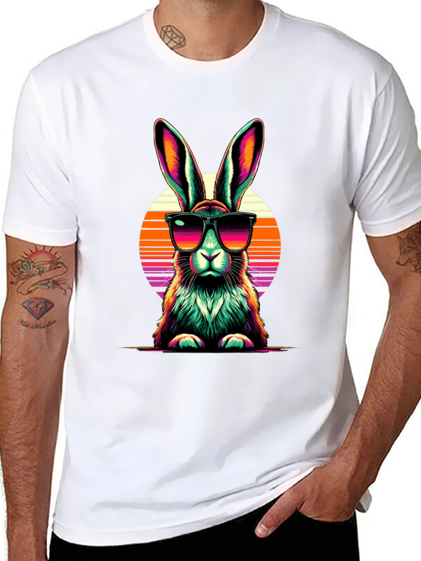 Retro Rabbit Graphic Tee