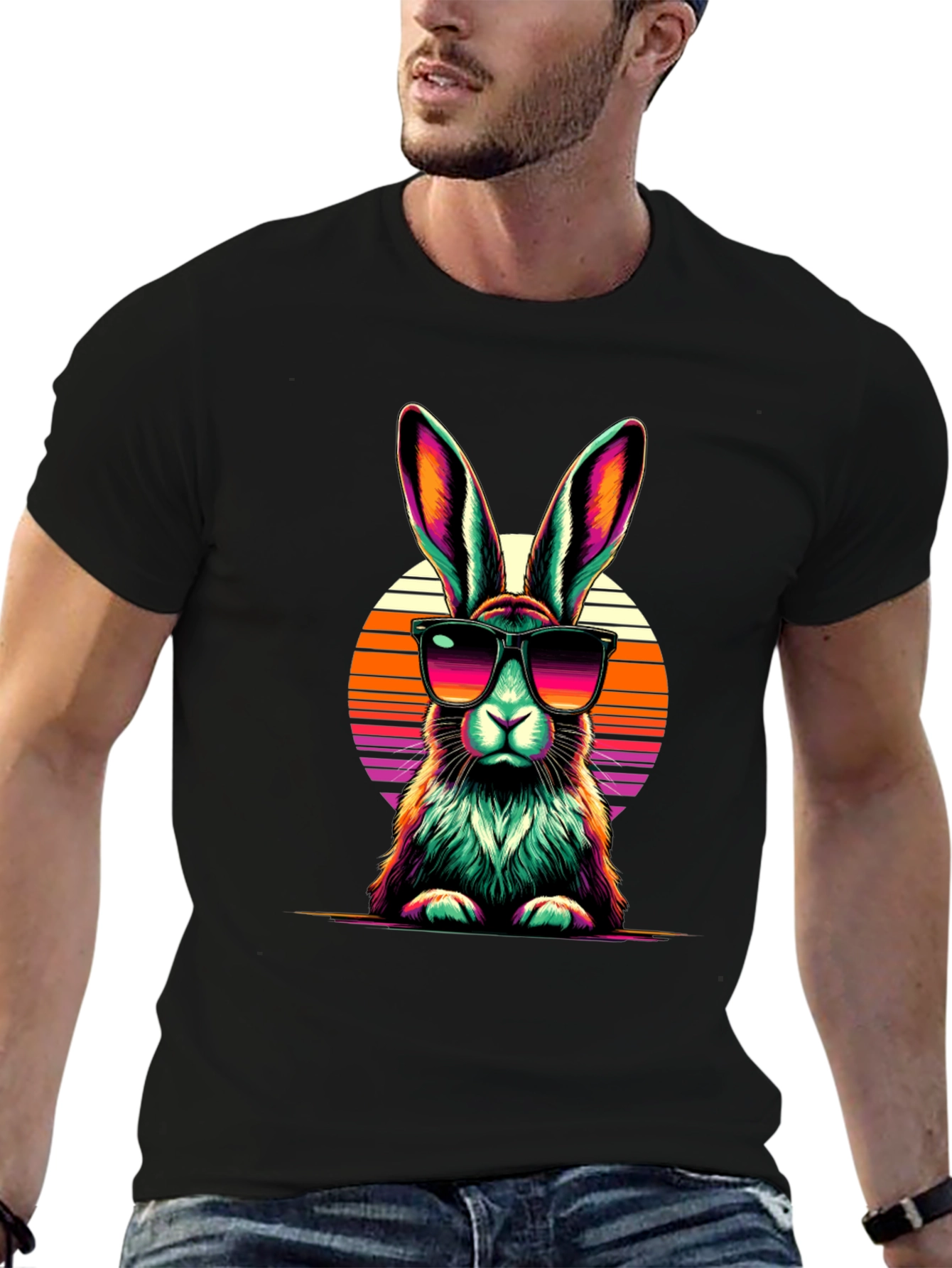 Retro Rabbit Graphic Tee