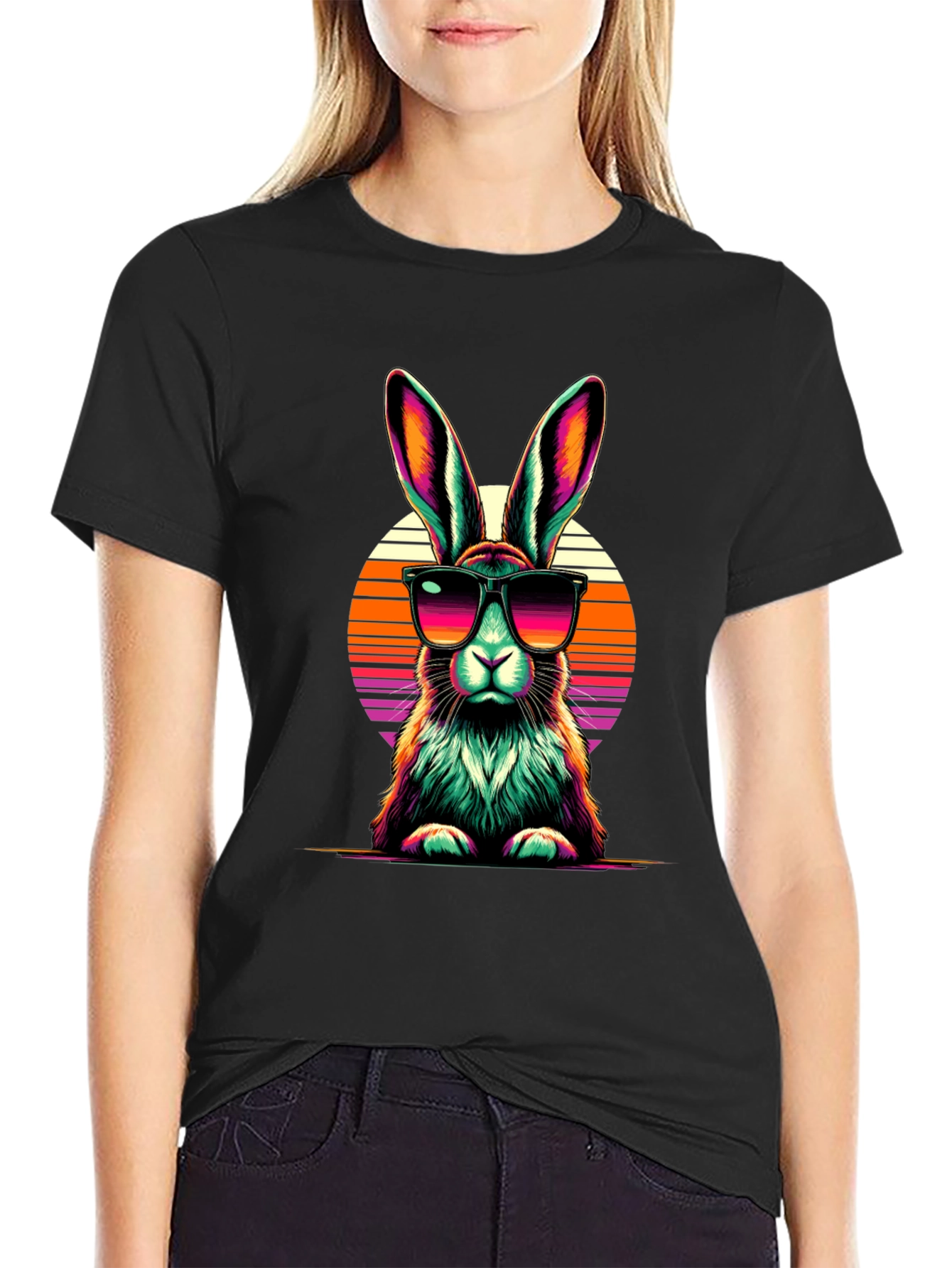 Retro Rabbit Graphic Tee