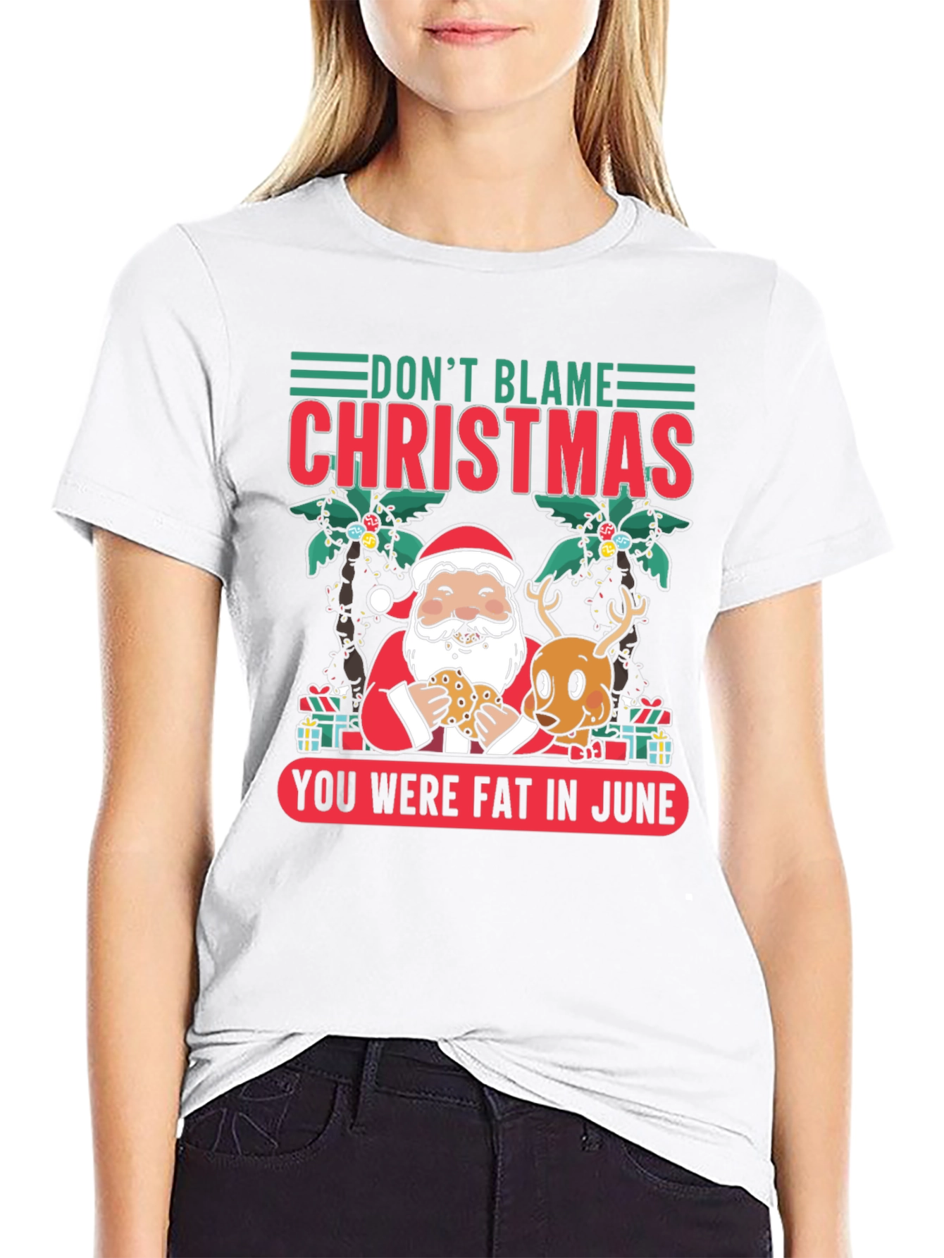 Dont Blame Christmas Graphic Tee