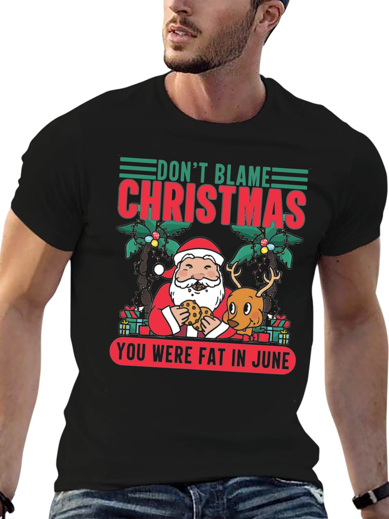 Dont Blame Christmas Graphic Tee