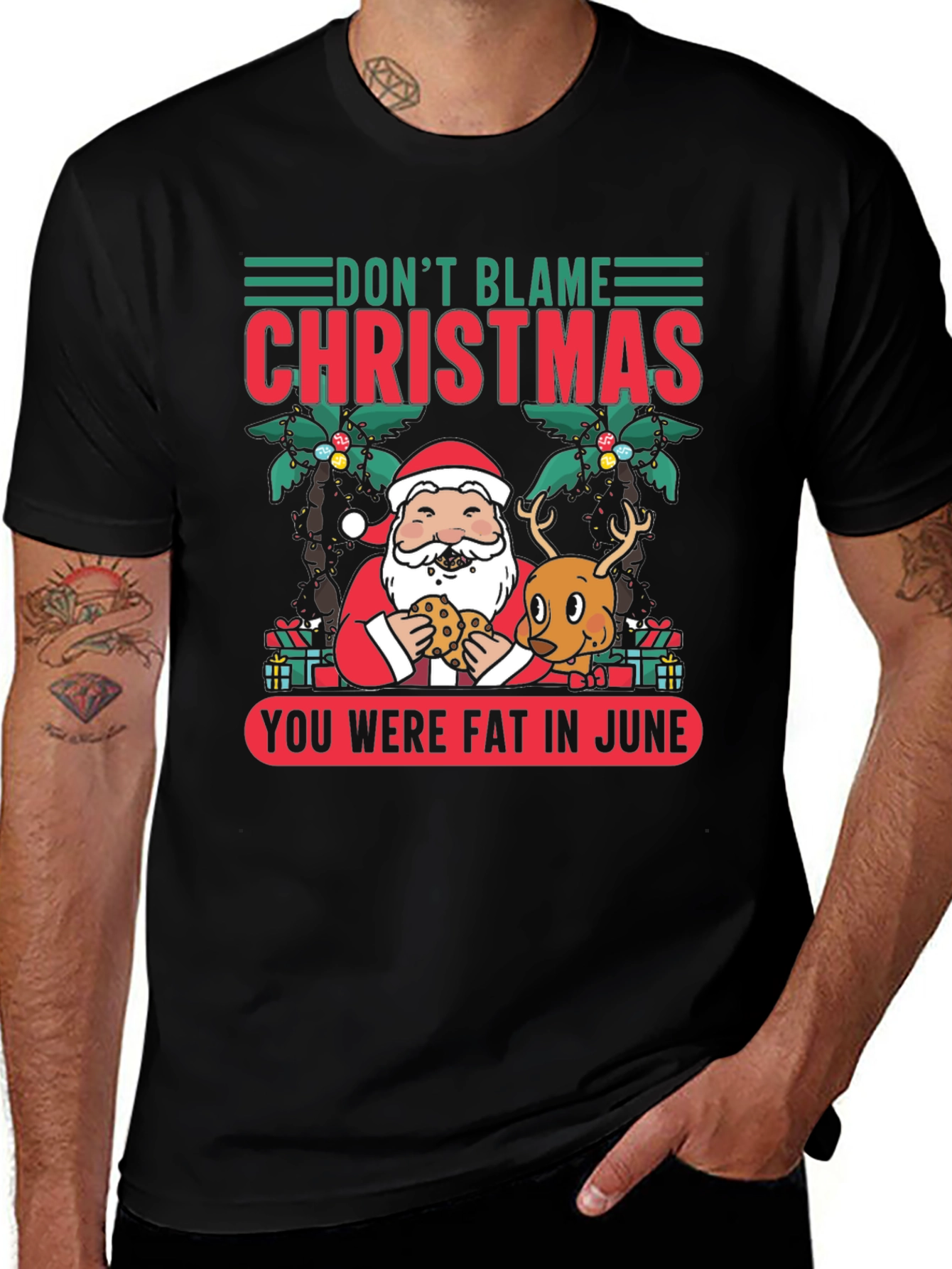 Dont Blame Christmas Graphic Tee
