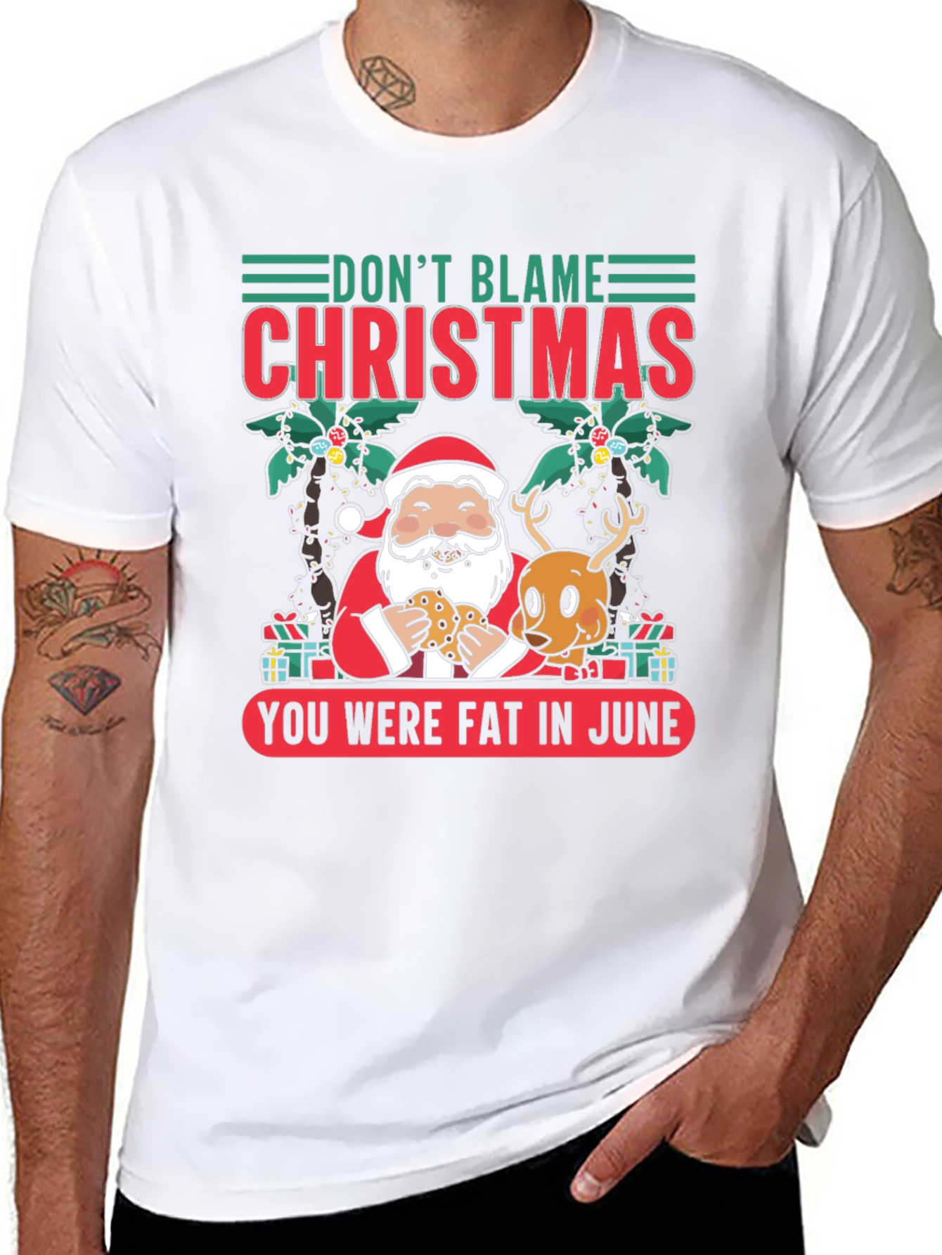 Dont Blame Christmas Graphic Tee