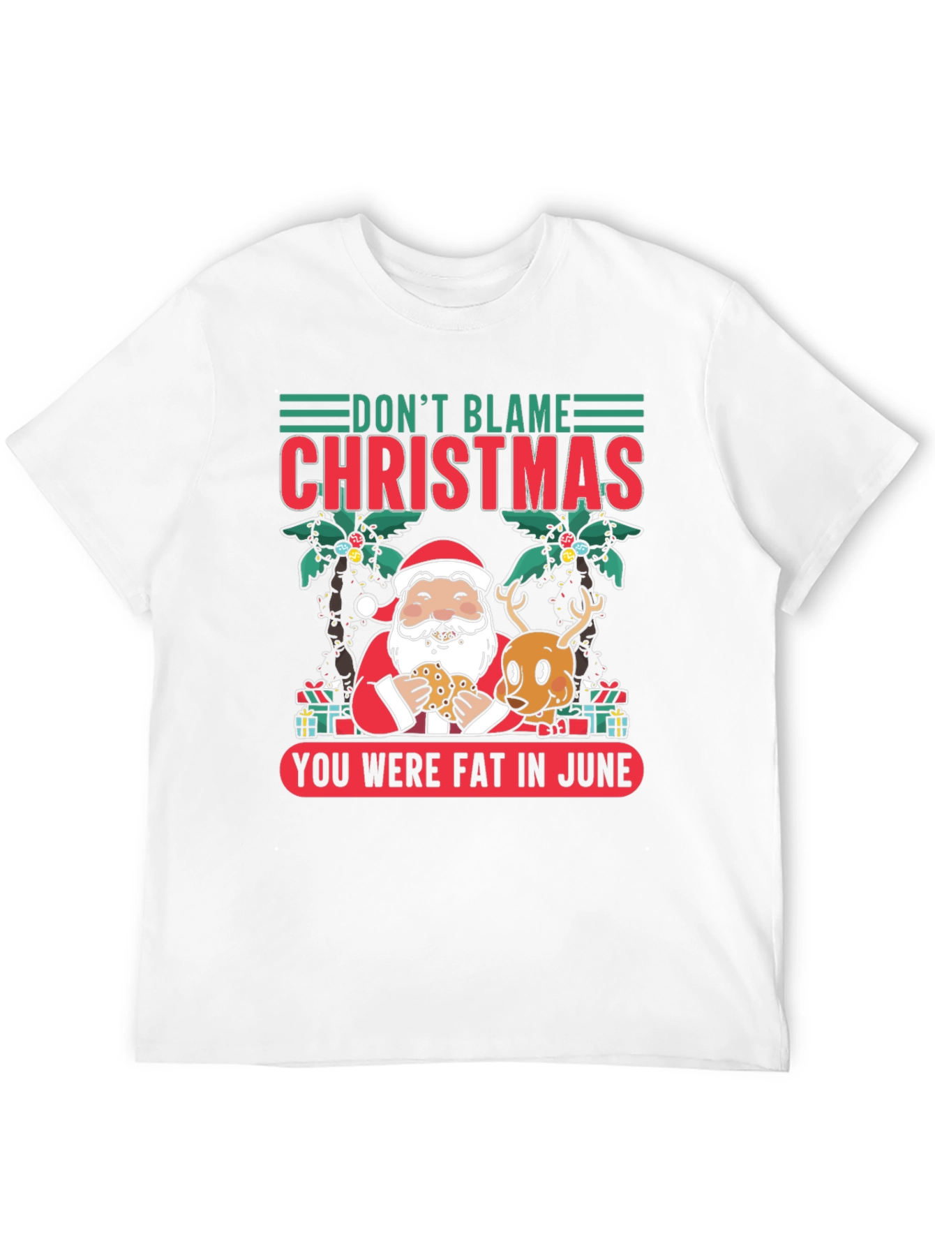 Dont Blame Christmas Graphic Tee