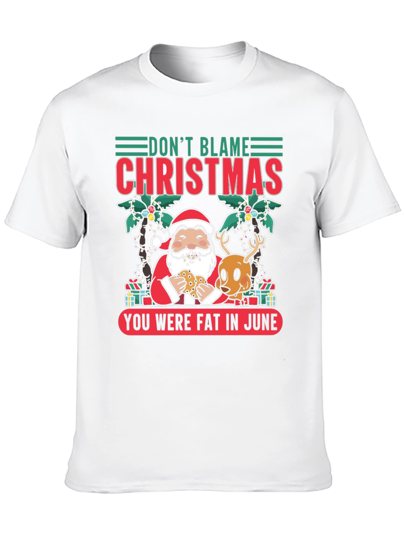 Dont Blame Christmas Graphic Tee