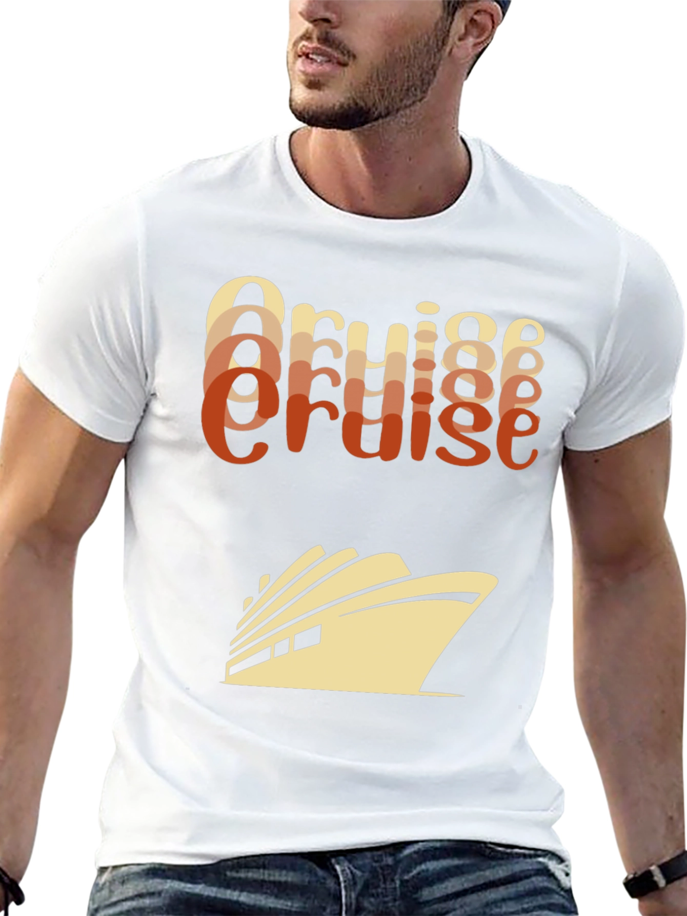 Cruise Ship T-Shirt - Retro Style