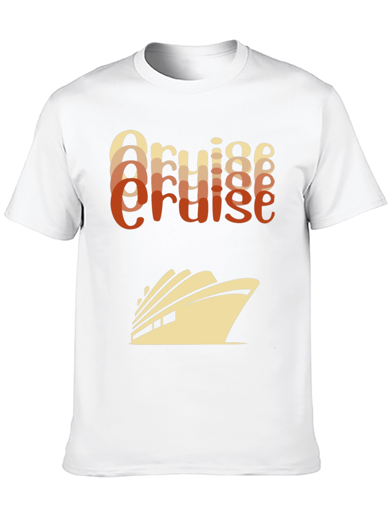 Cruise Ship T-Shirt - Retro Style