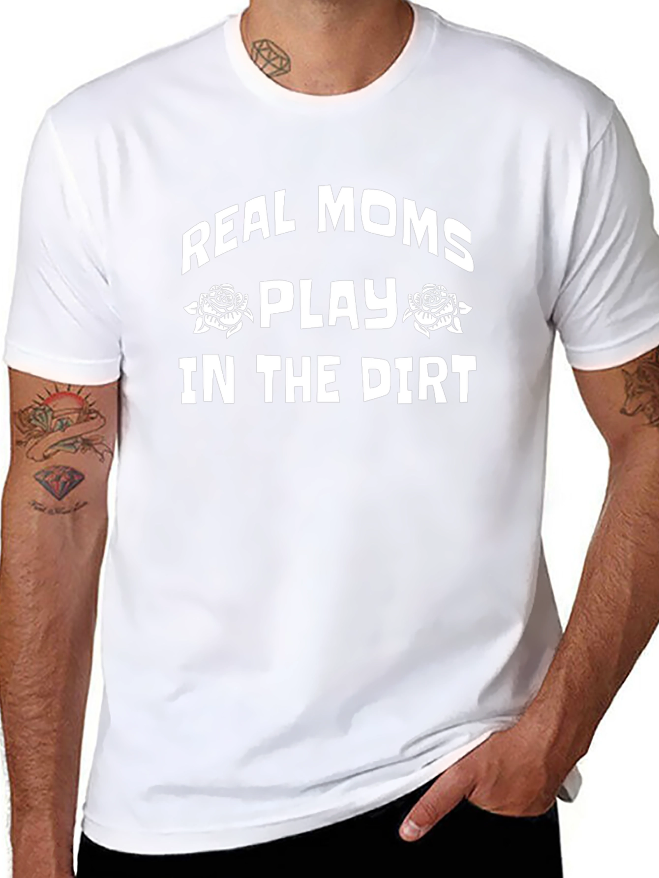 Real Moms Play In The Dirt T-Shirt