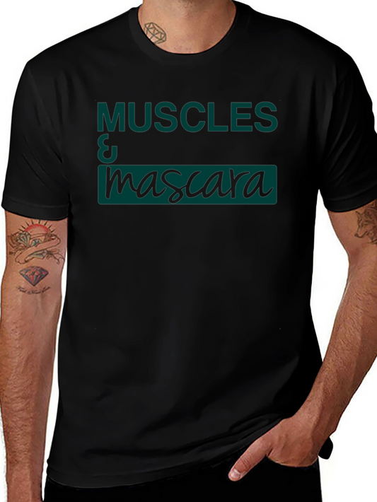 Muscles & Mascara Black Graphic T-Shirt