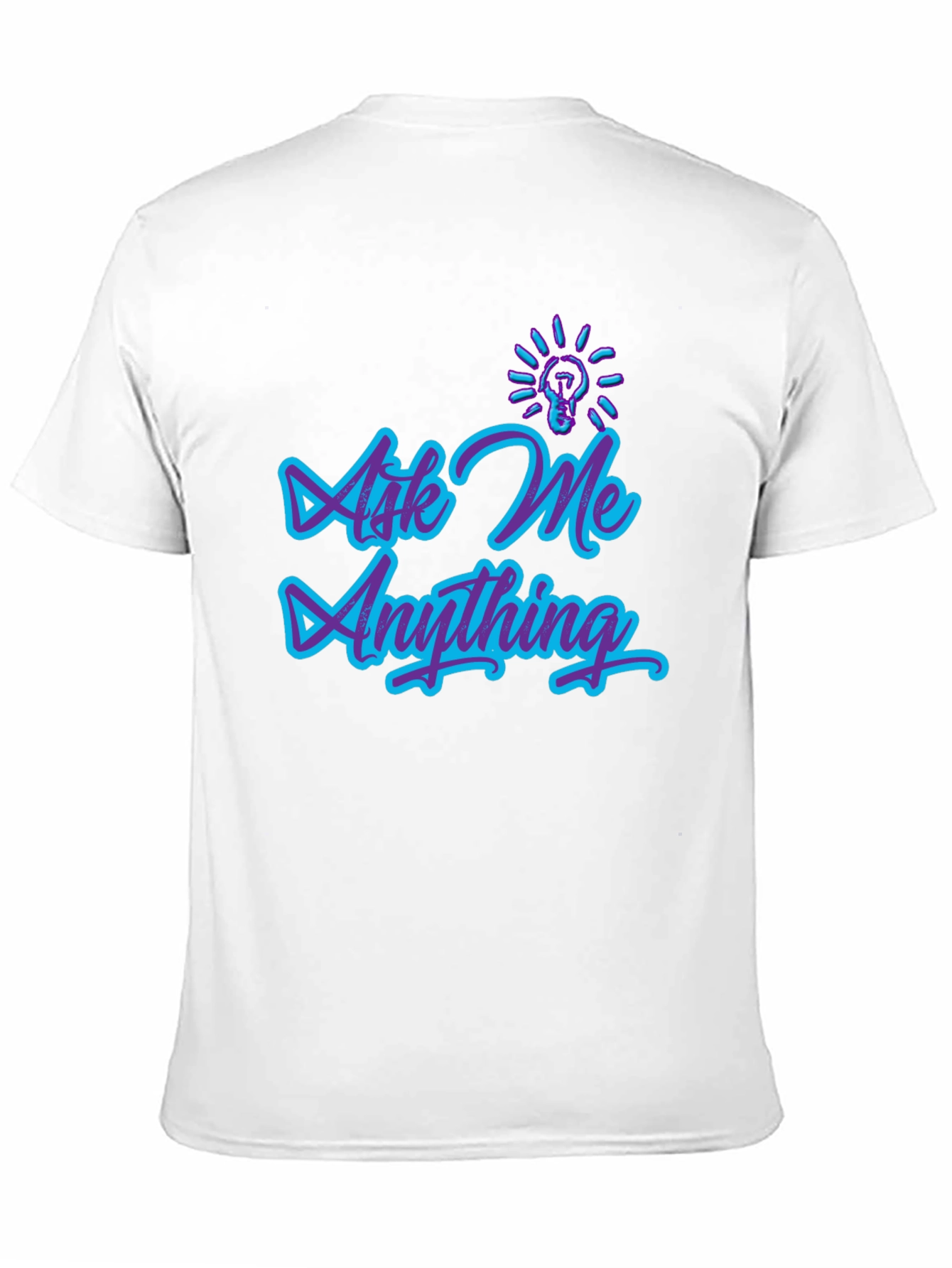 Ask Me Anything Graphic Tee - Trendy Design