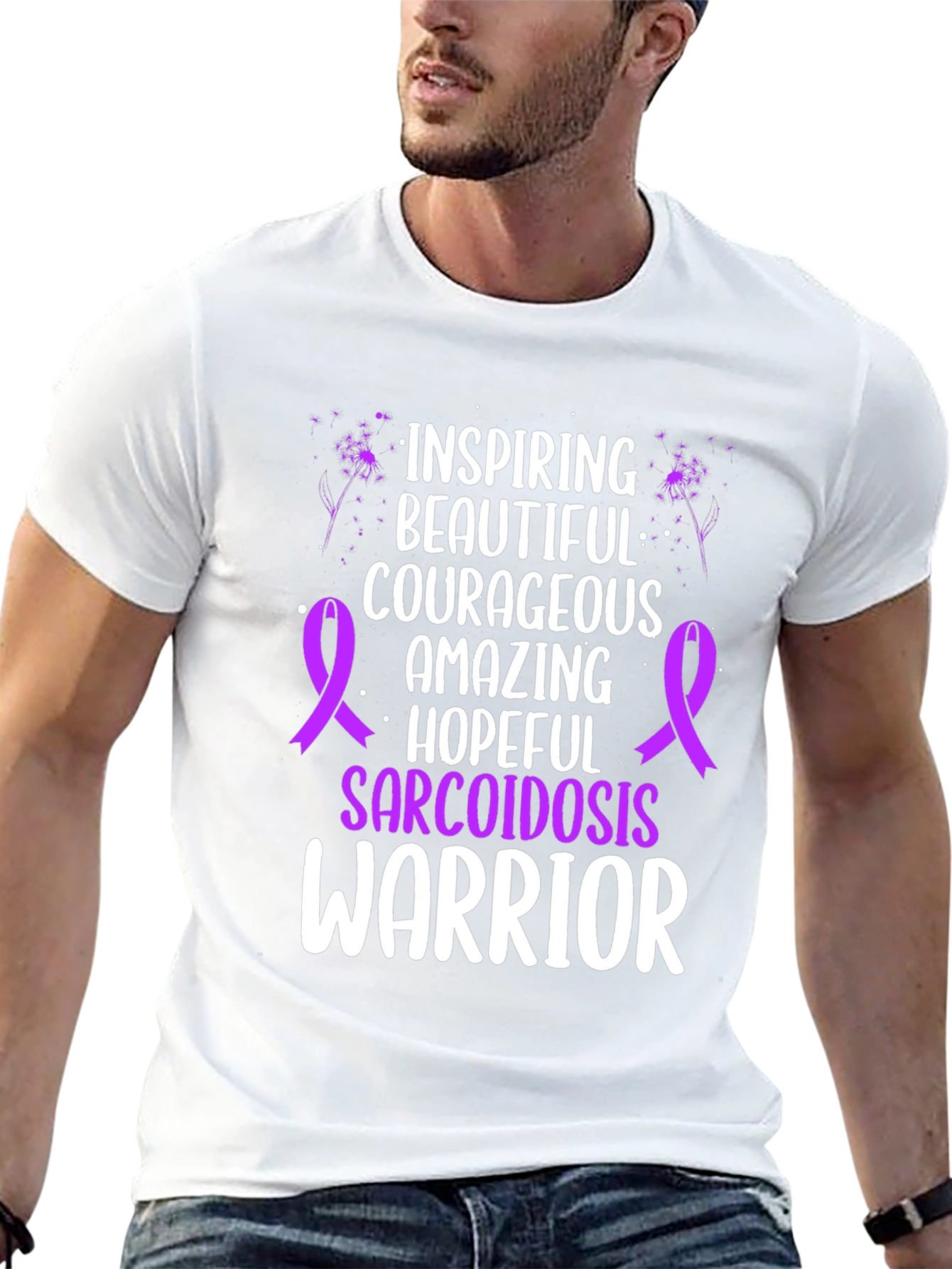Sarcoidosis Warrior T-Shirt - Inspiring Hopeful Design