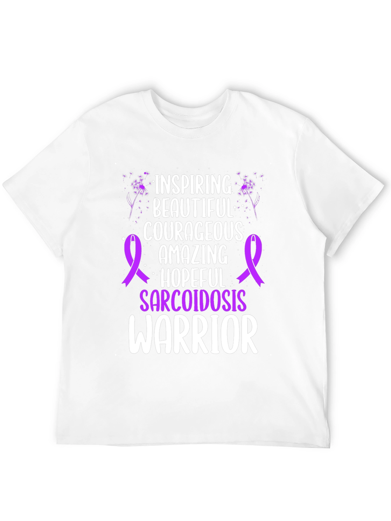 Sarcoidosis Warrior T-Shirt - Inspiring Hopeful Design