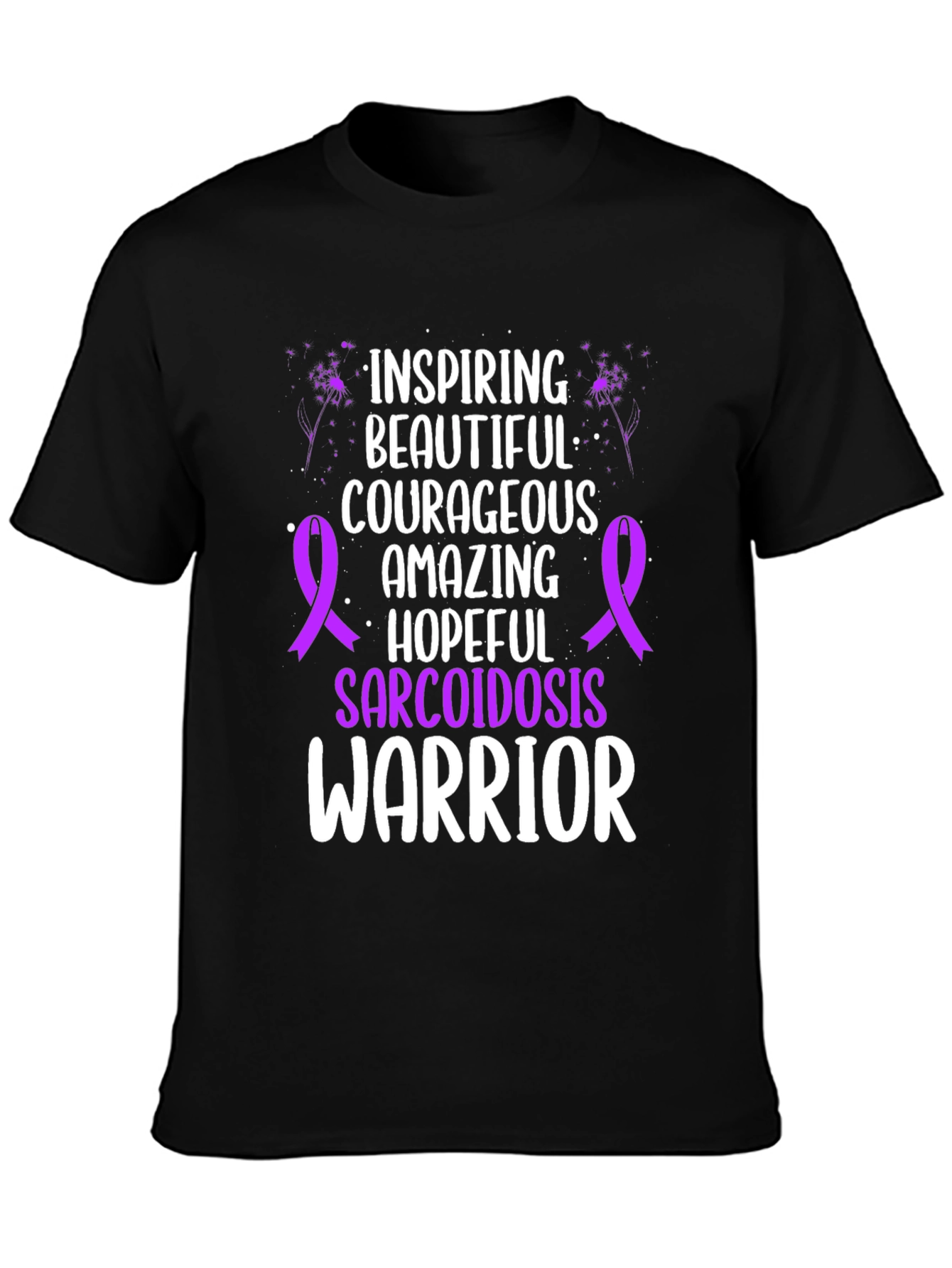 Sarcoidosis Warrior T-Shirt - Inspiring Hopeful Design
