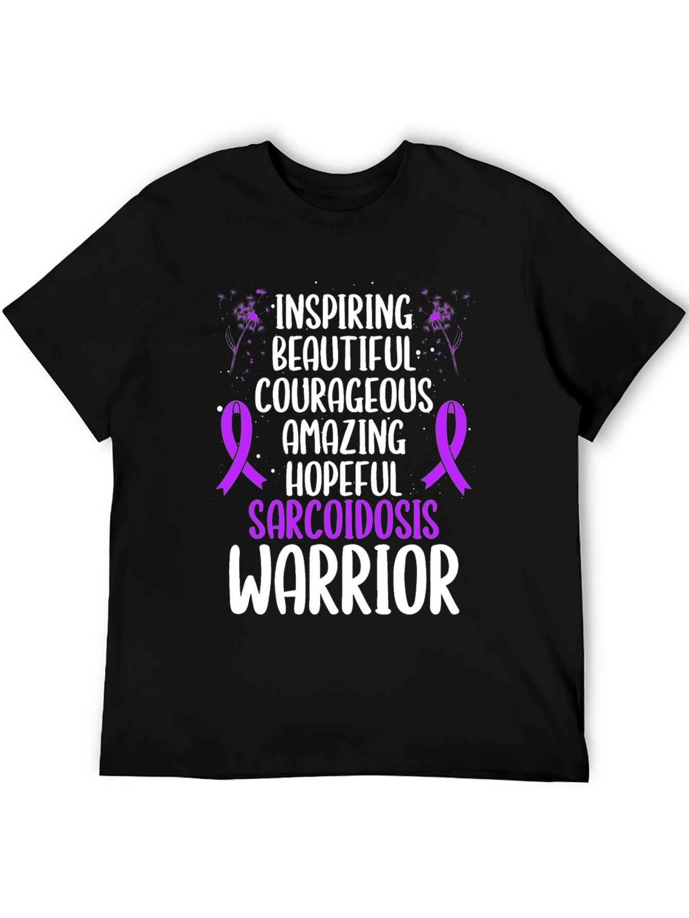 Sarcoidosis Warrior T-Shirt - Inspiring Hopeful Design