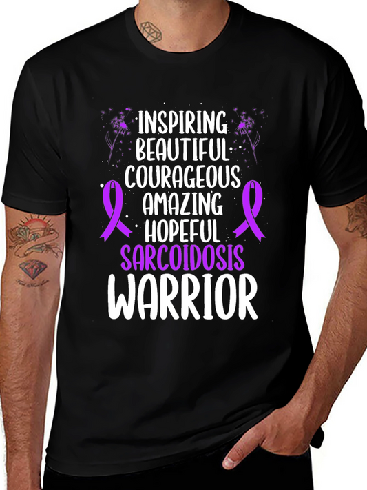 Sarcoidosis Warrior T-Shirt - Inspiring Hopeful Design