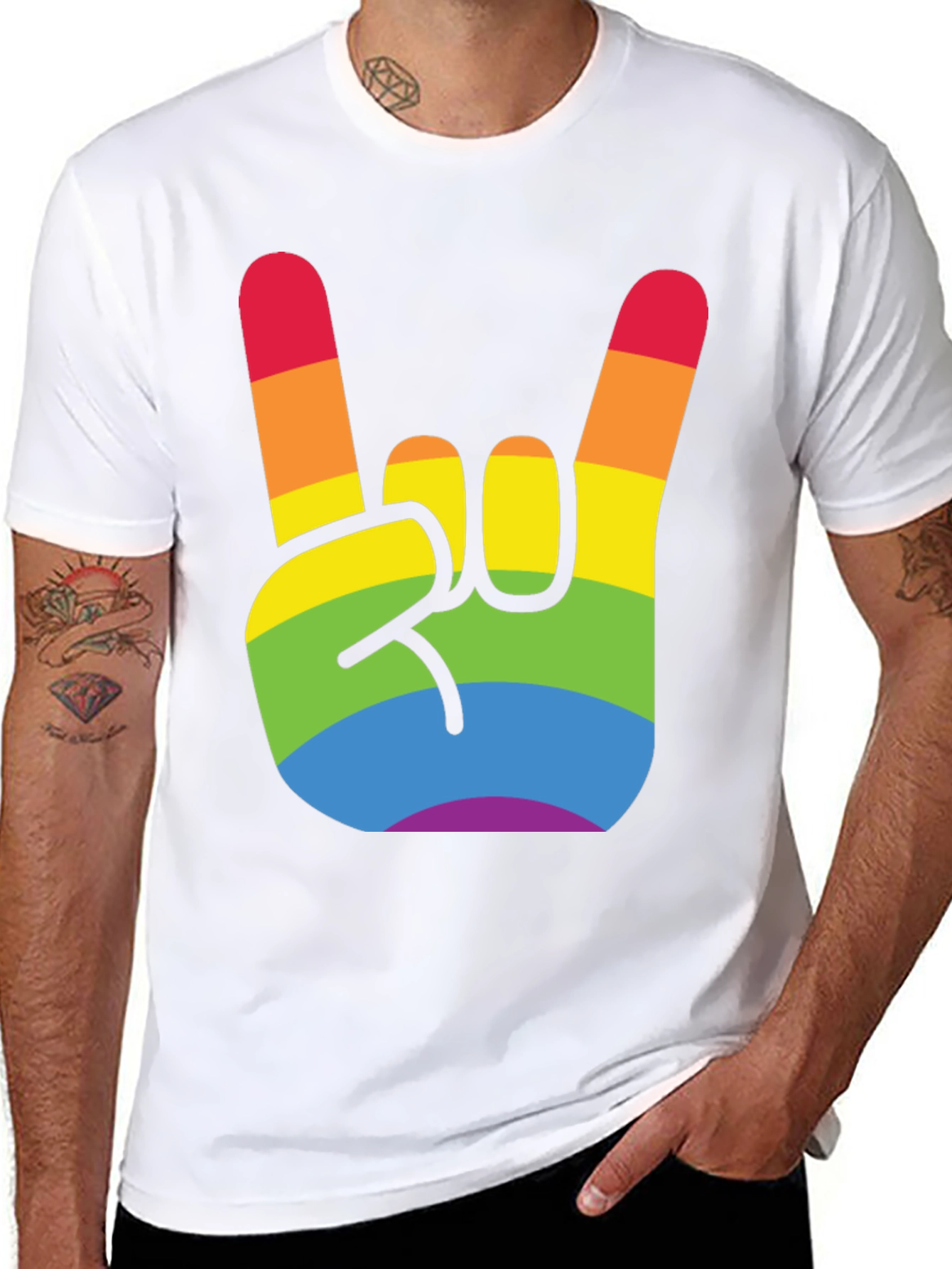 Rainbow Rock On Pride T-Shirt