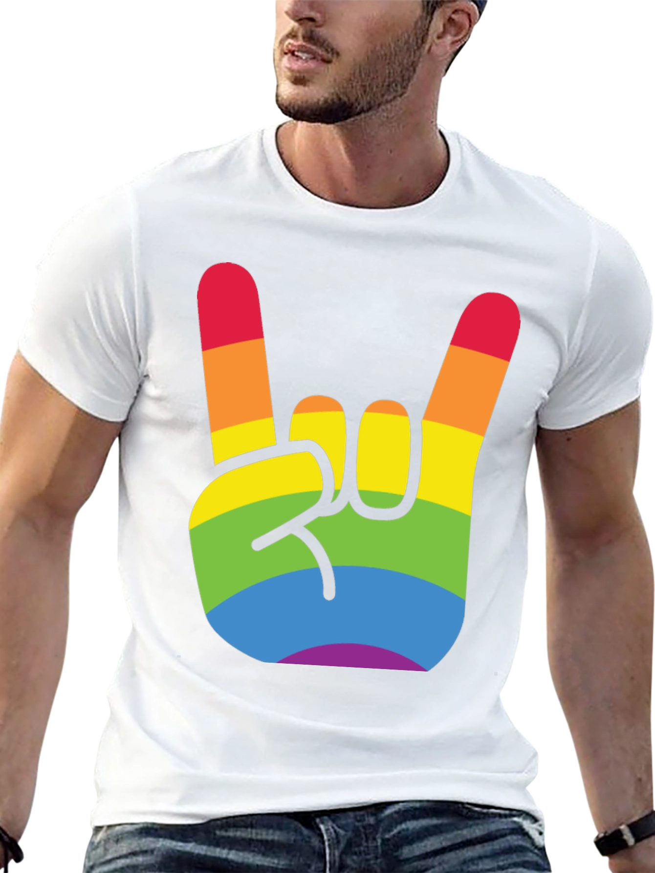 Rainbow Rock On Pride T-Shirt