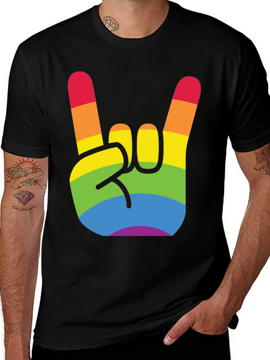 Rainbow Rock On Pride T-Shirt