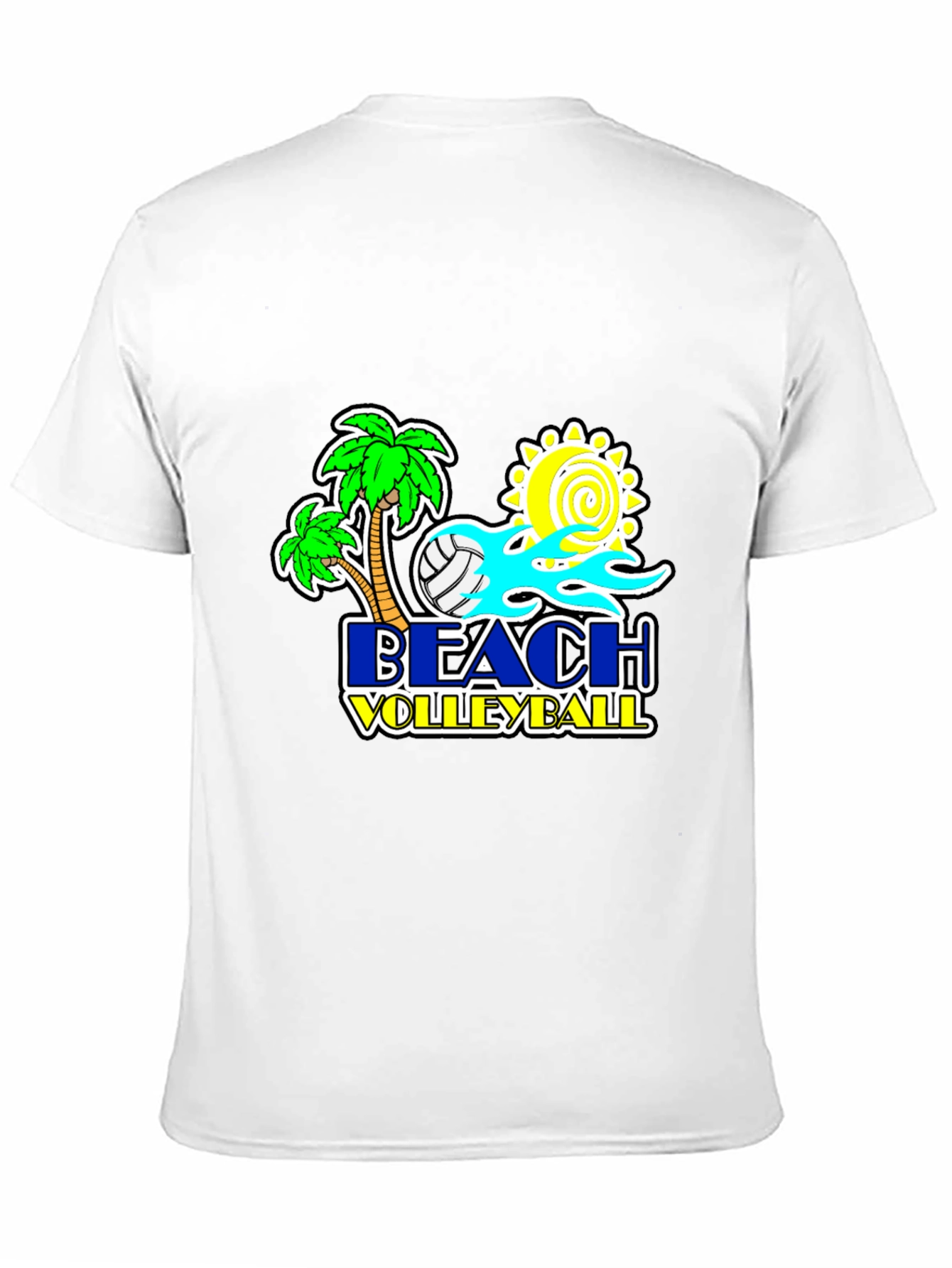 Beach Volleyball Graphic T-Shirt - Summer Ready