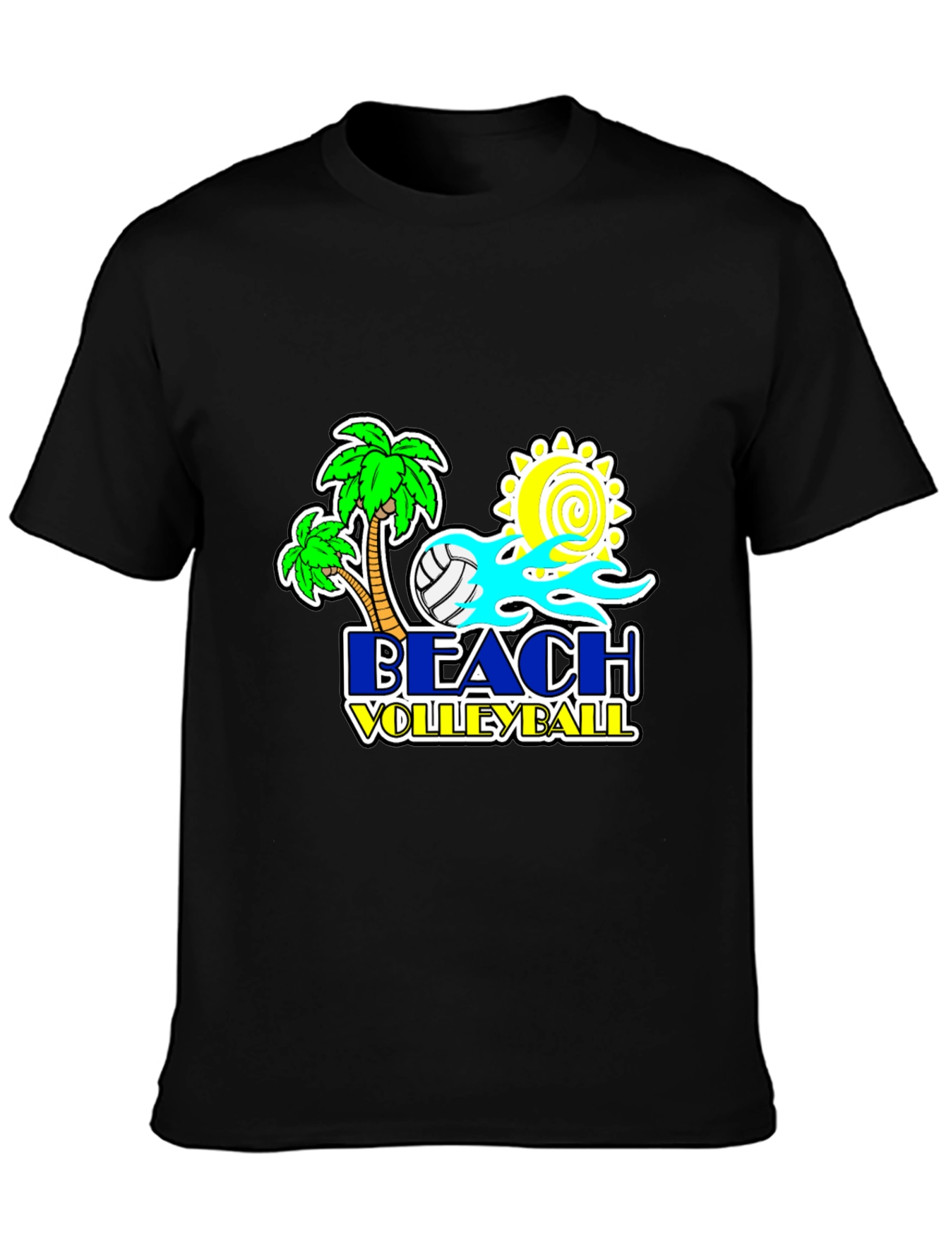 Beach Volleyball Graphic T-Shirt - Summer Ready