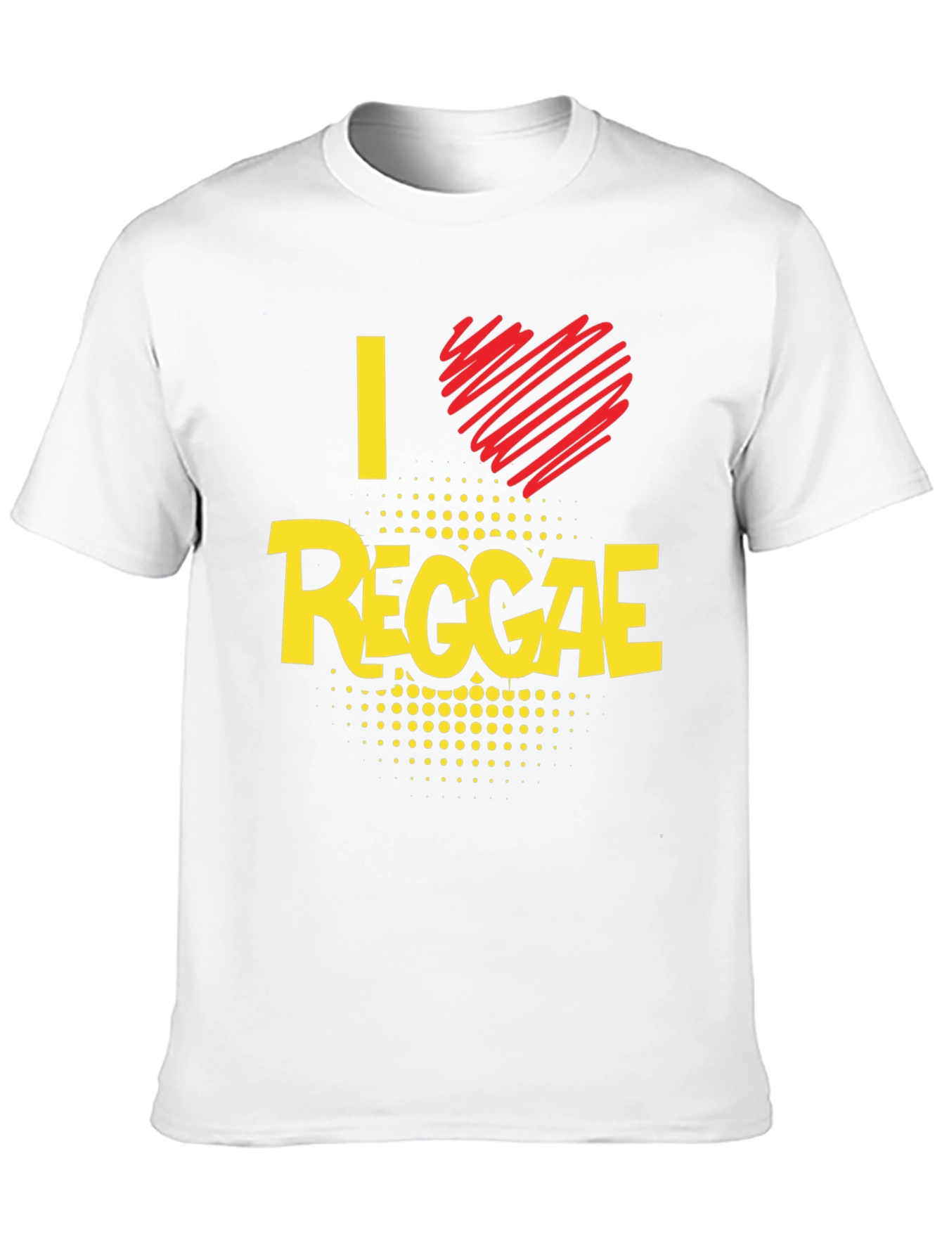 I Love Reggae Black T-Shirt
