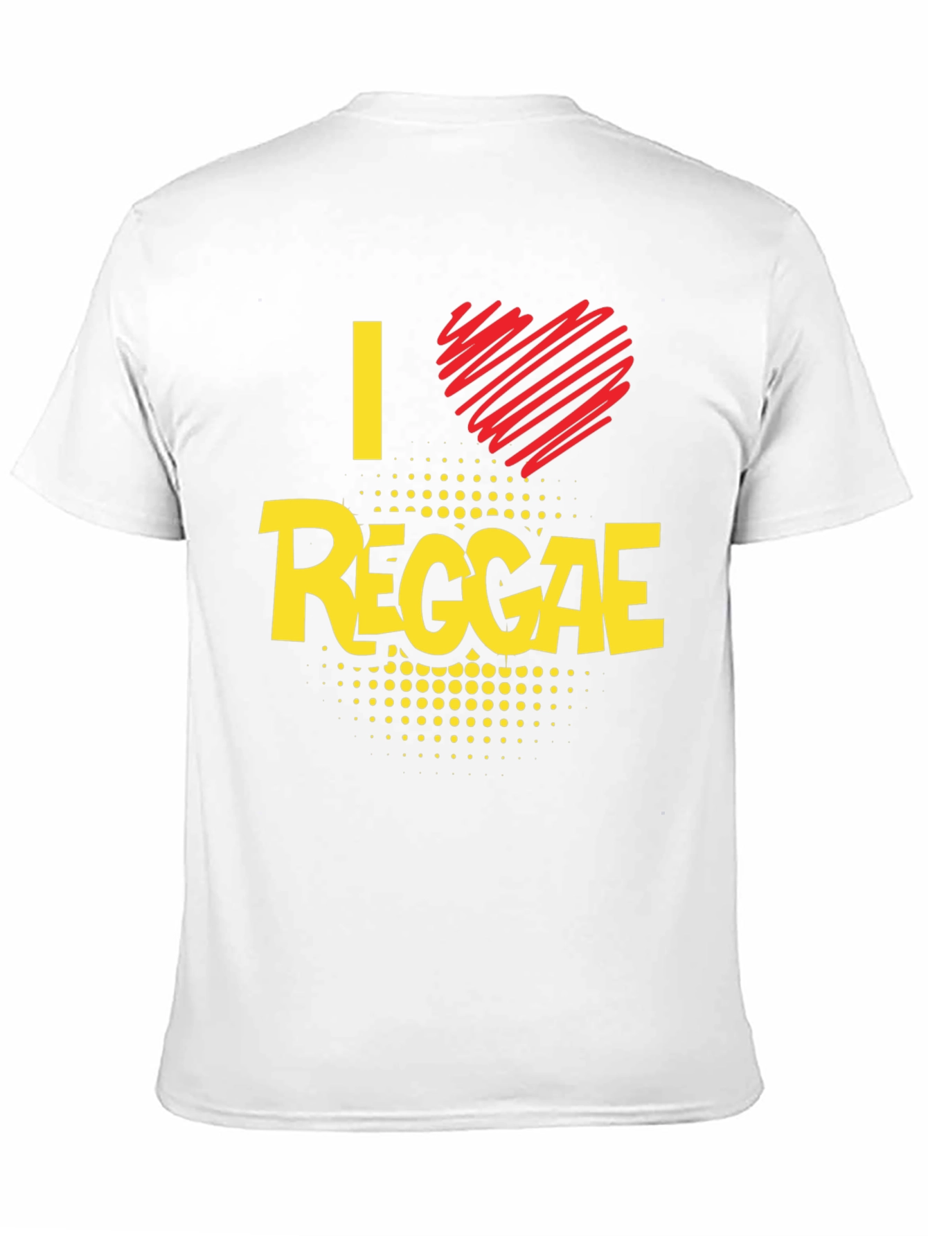 I Love Reggae Black T-Shirt