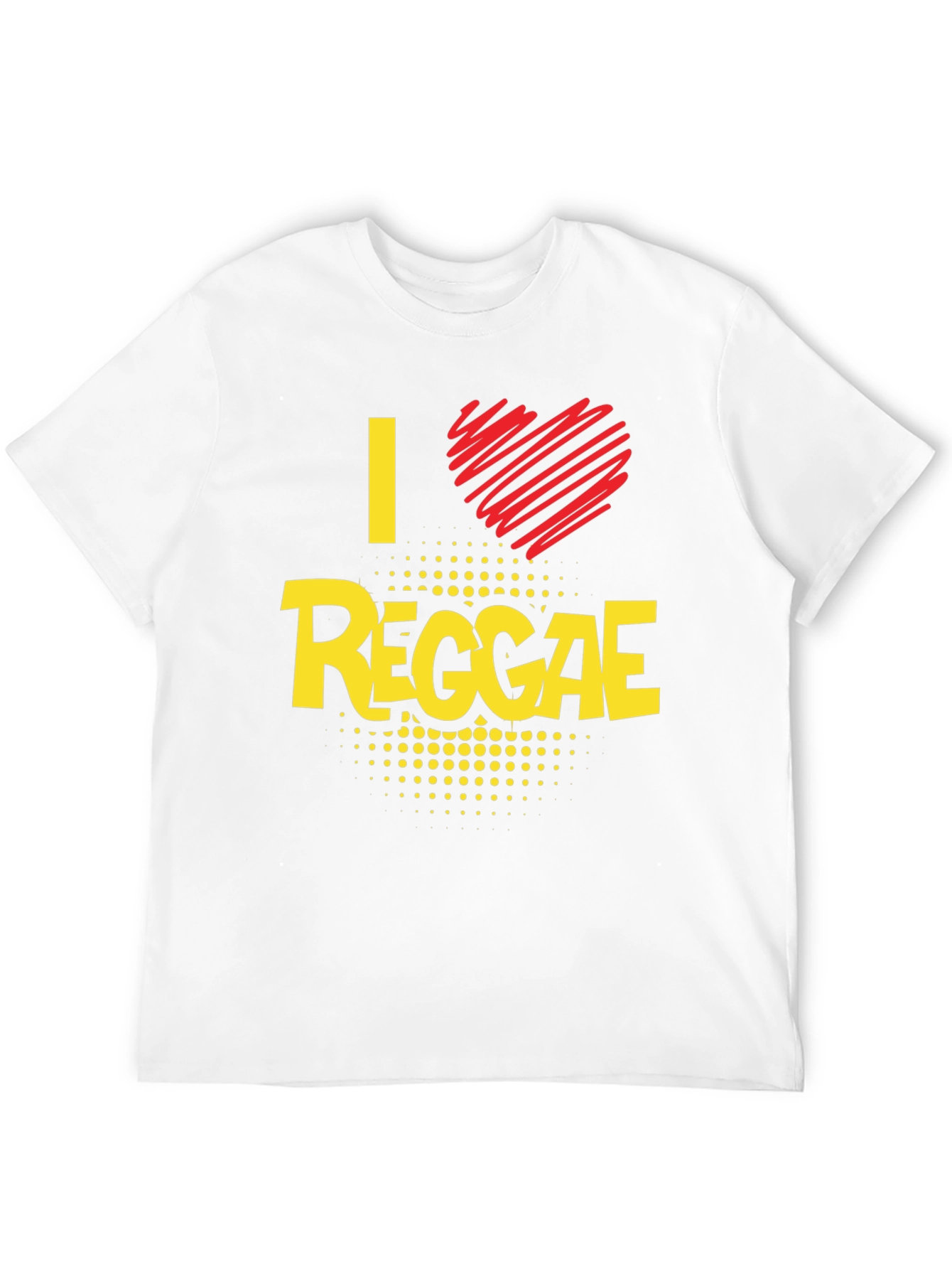 I Love Reggae Black T-Shirt