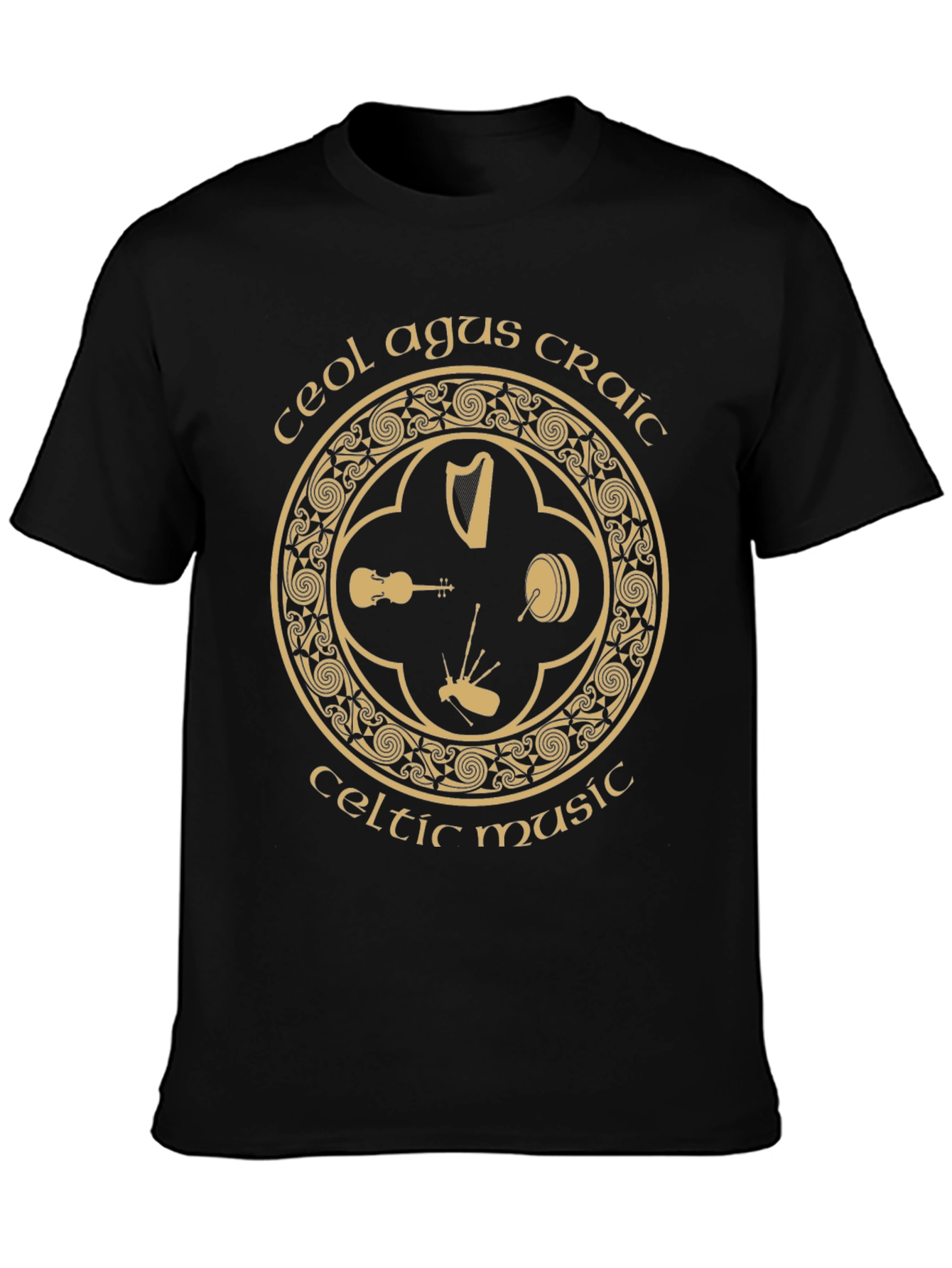 Ceol Agus Craic Celtic Music T-Shirt